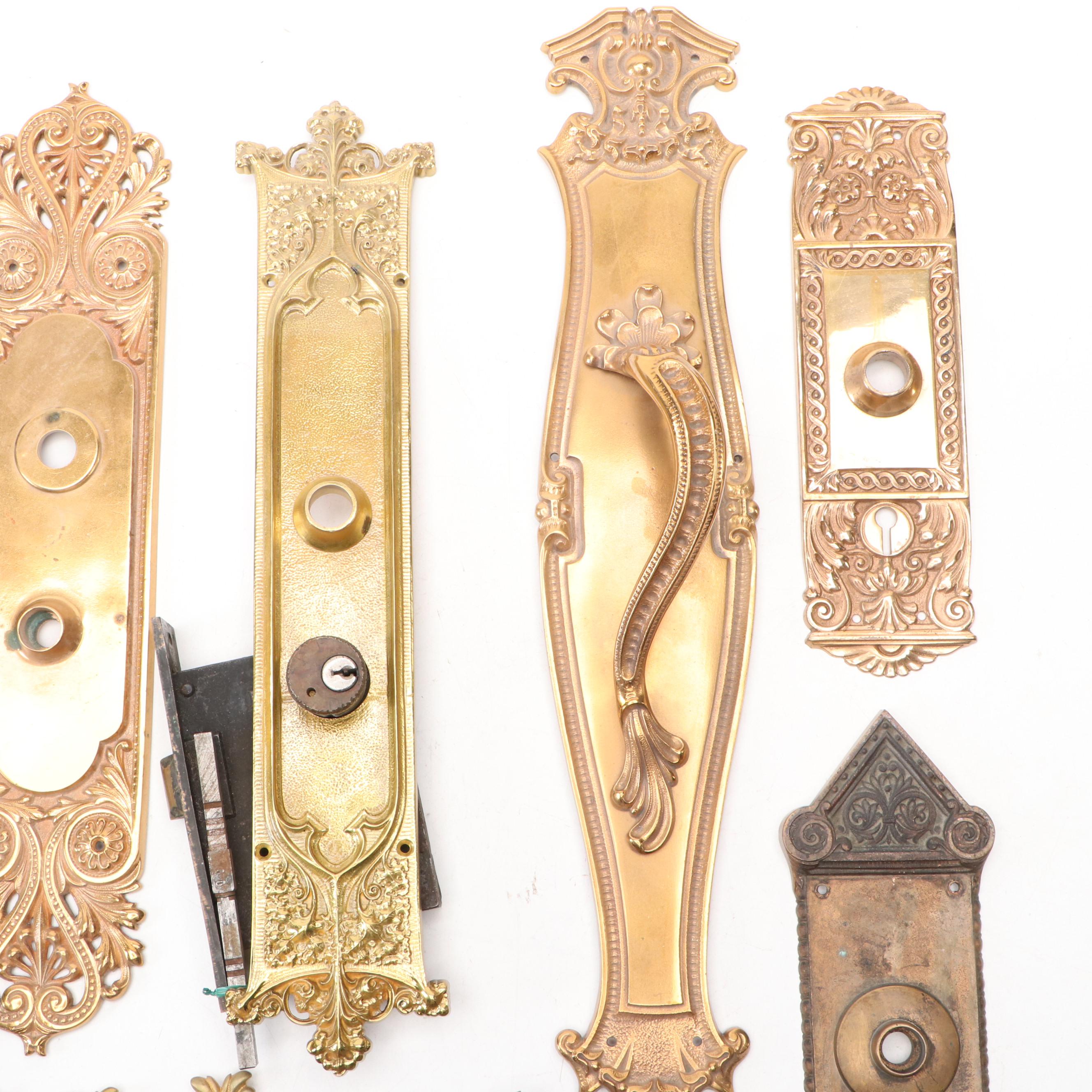 Victorian with Other Ornate Door Plates, Hinges and More