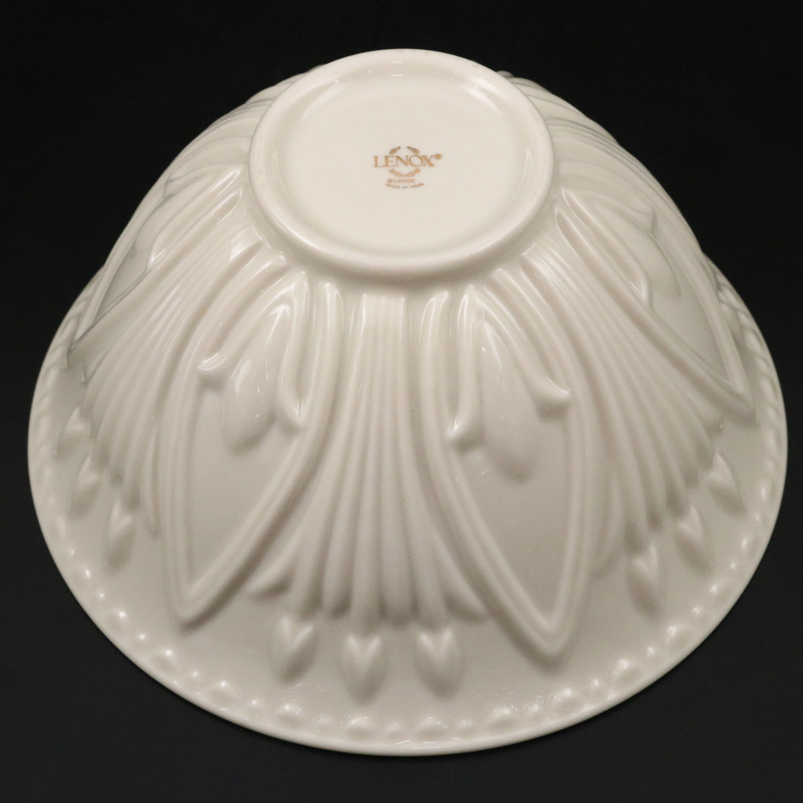 Lenox Porcelain Centerpiece Bowl with Other Ceramic Serving Dishes