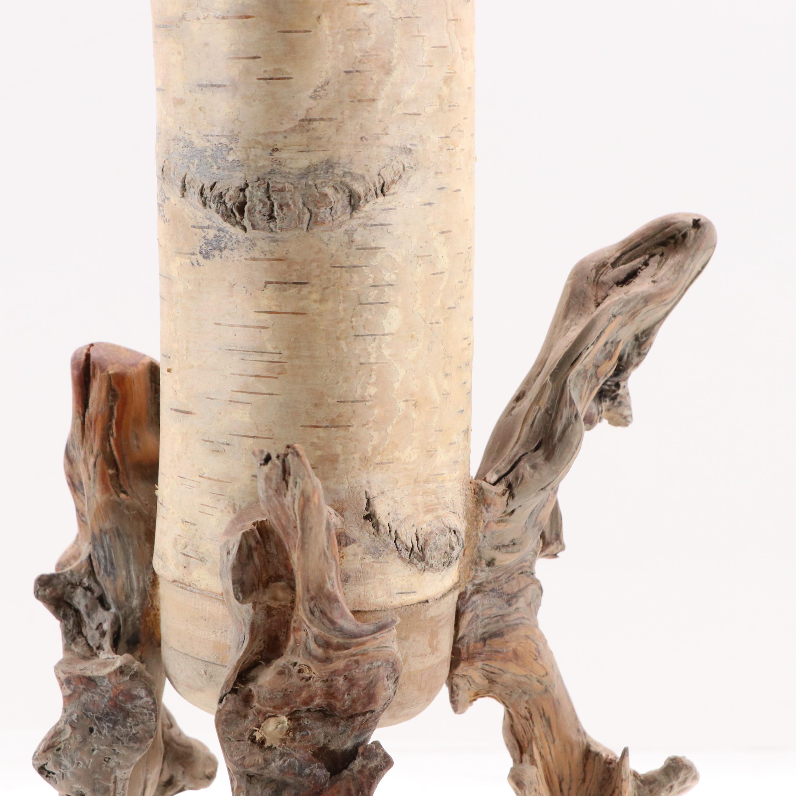 Robert Beaven Folk Art Found Materials Footed Vessel