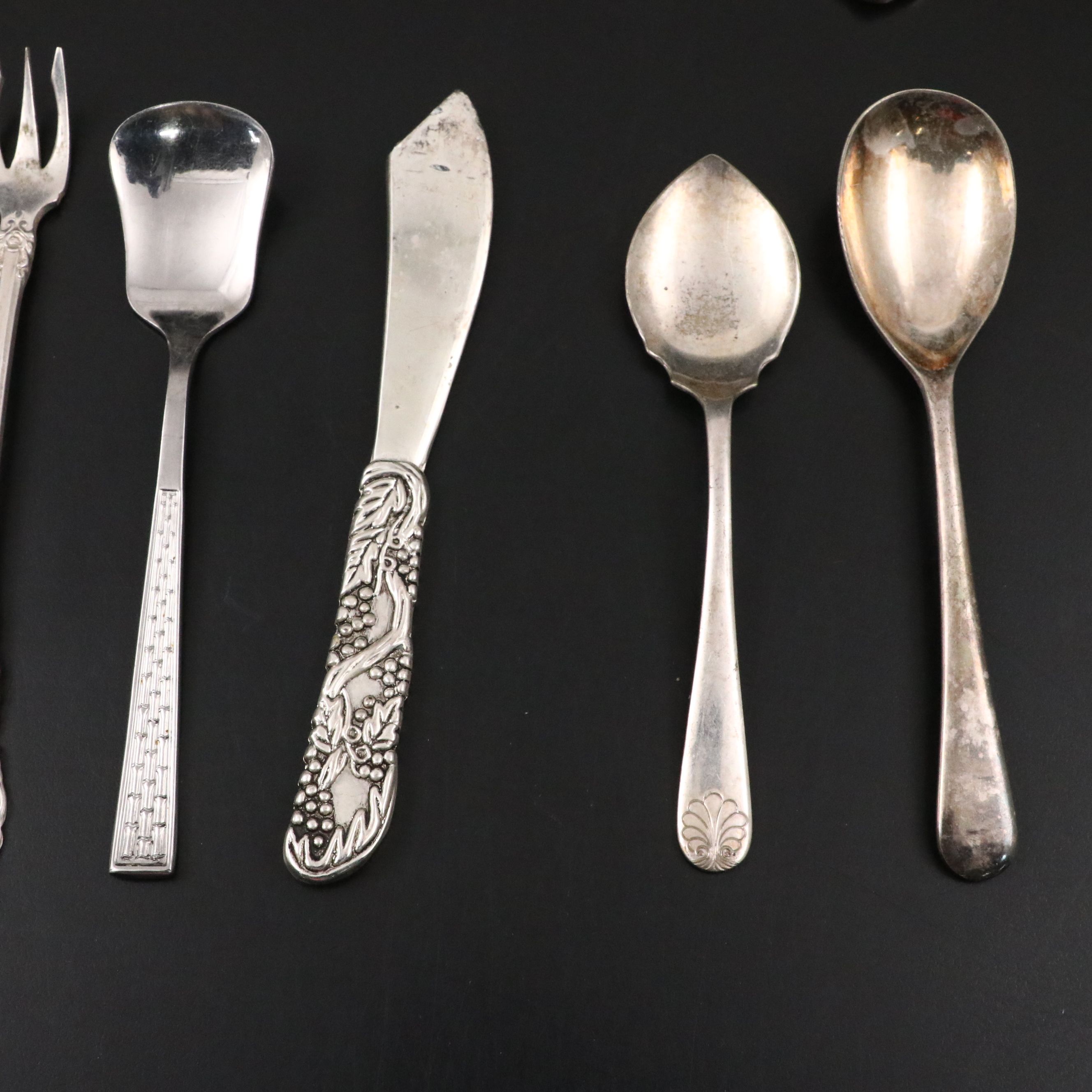 English and American Silver Plate Flatware