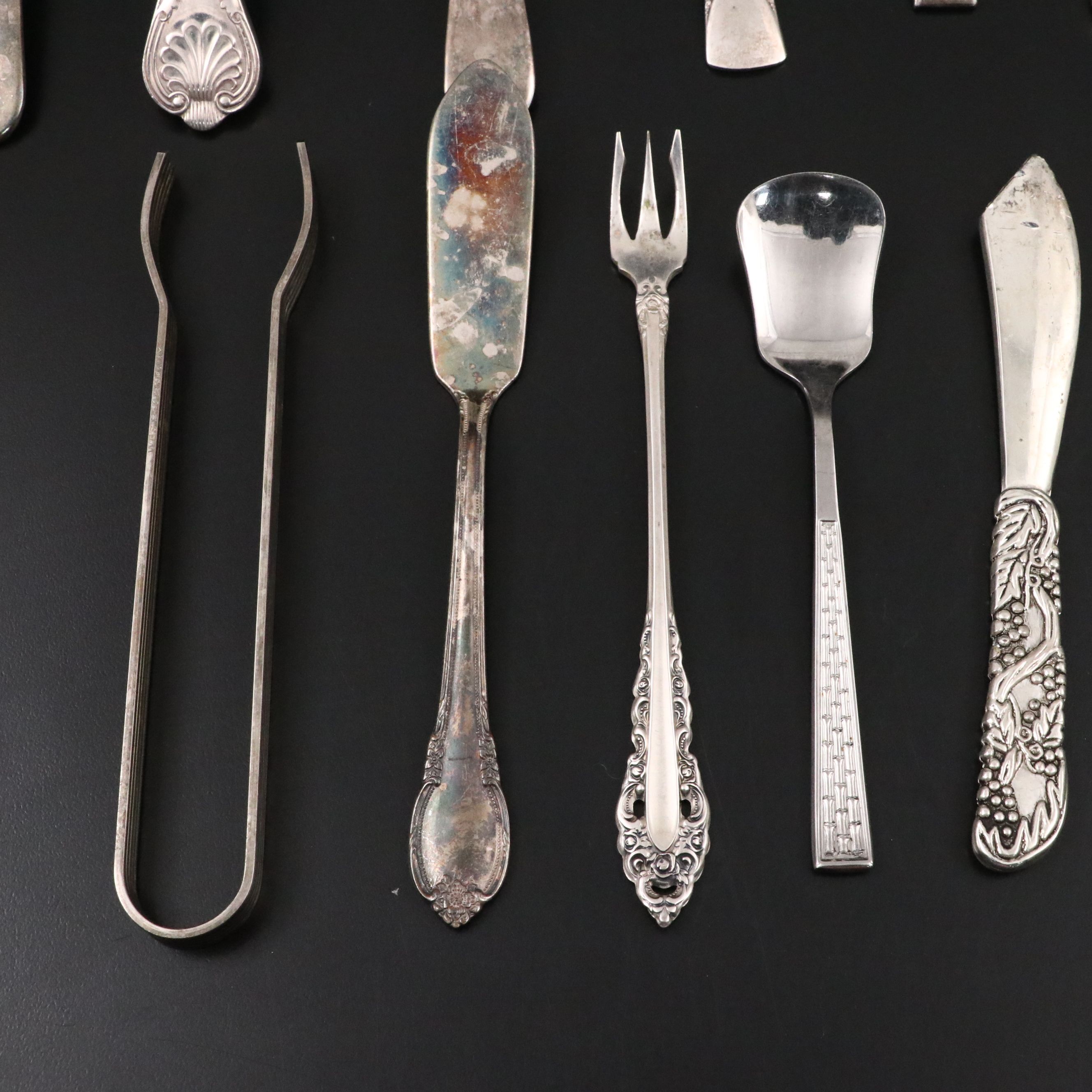 English and American Silver Plate Flatware