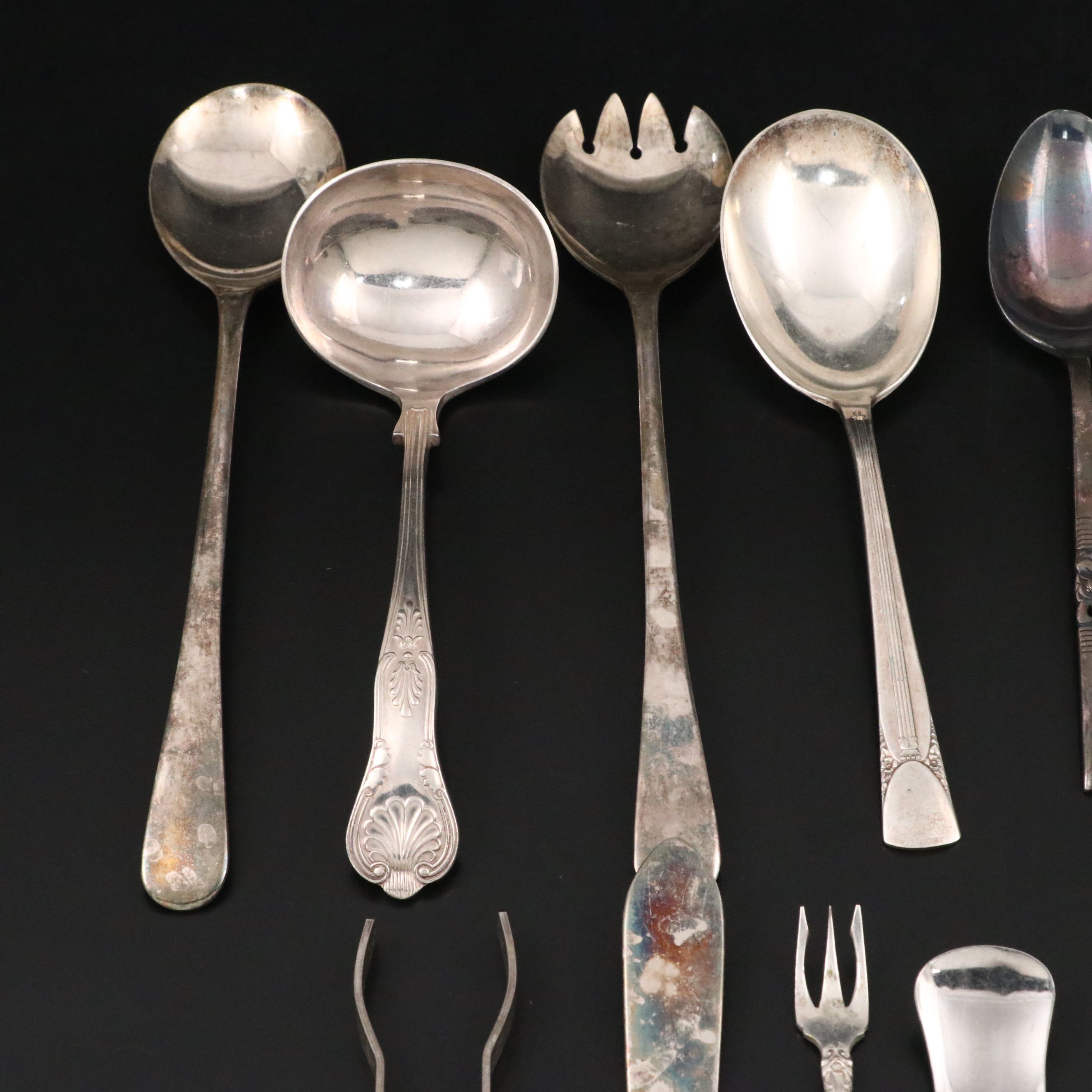 English and American Silver Plate Flatware