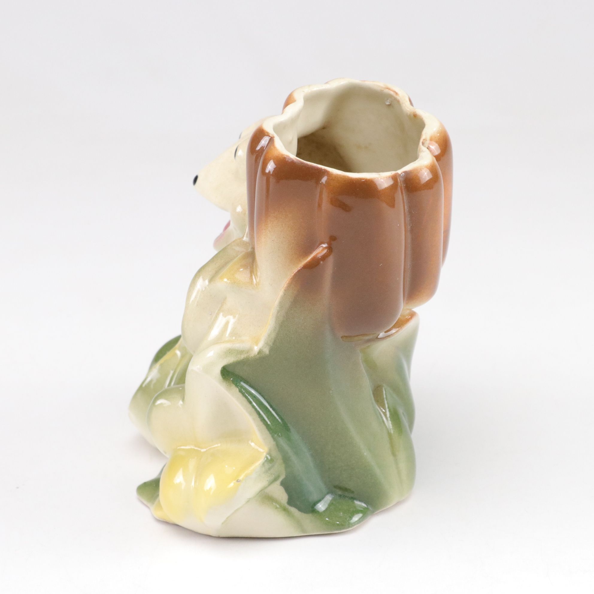 Porcelain Deer, Frog & Bear Vases, Mid-20th Century