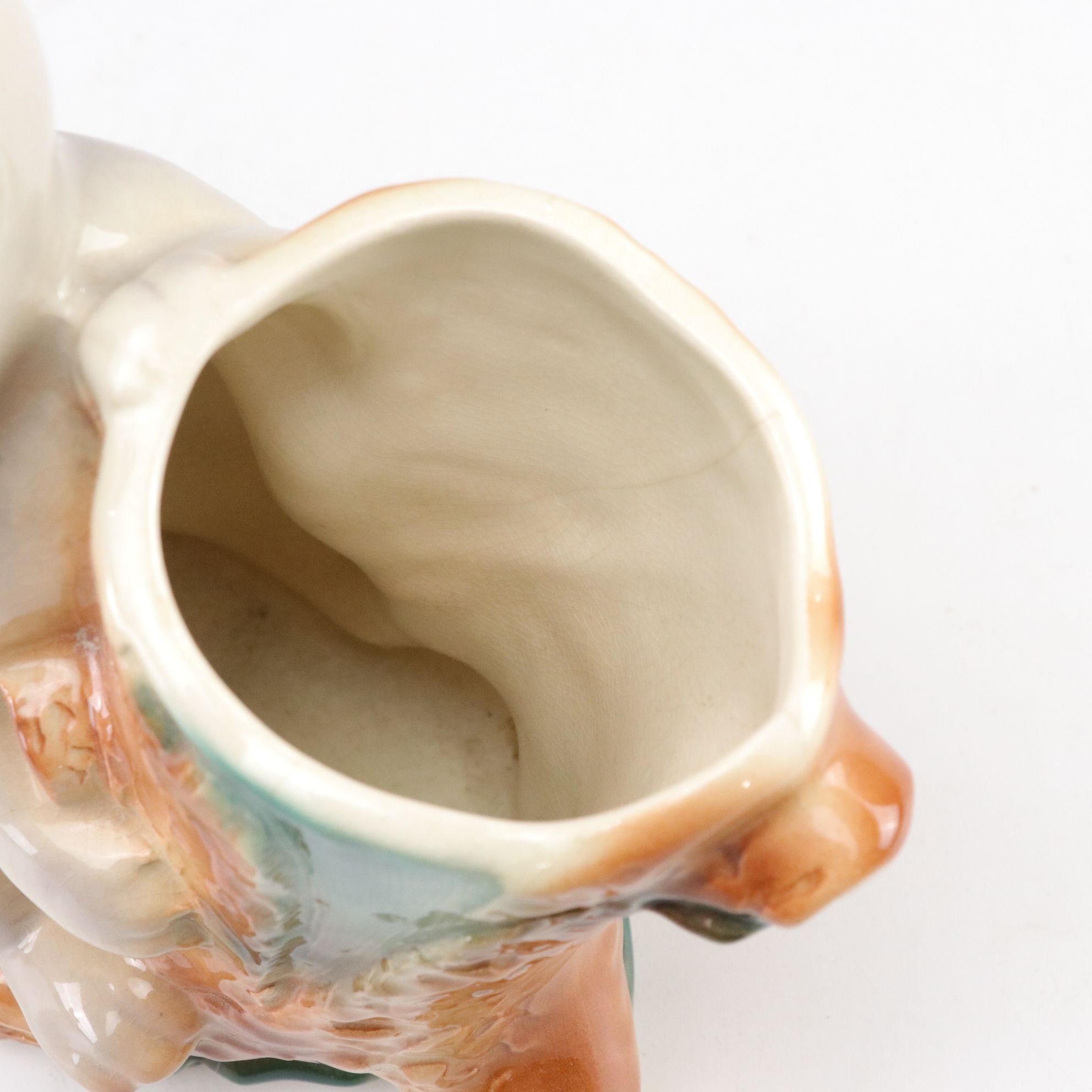 Porcelain Deer, Frog & Bear Vases, Mid-20th Century