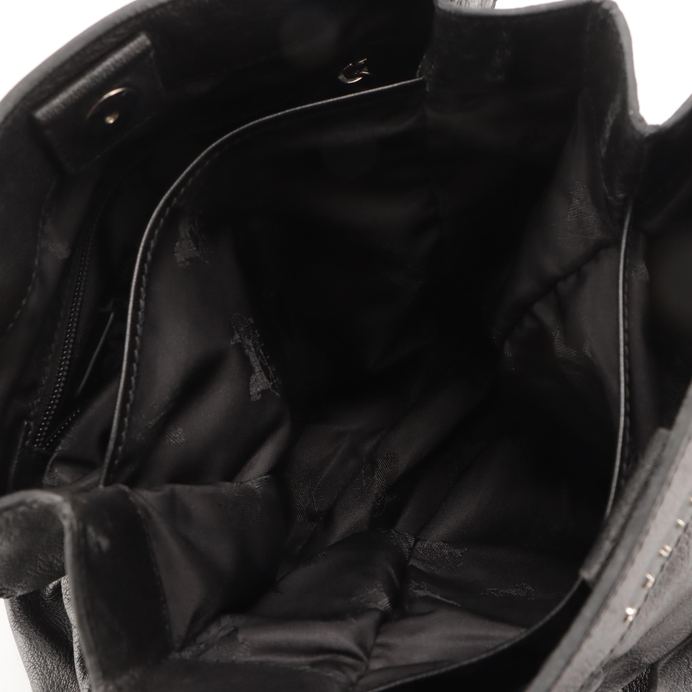 Celine Orlov Black Calfskin Leather Tote