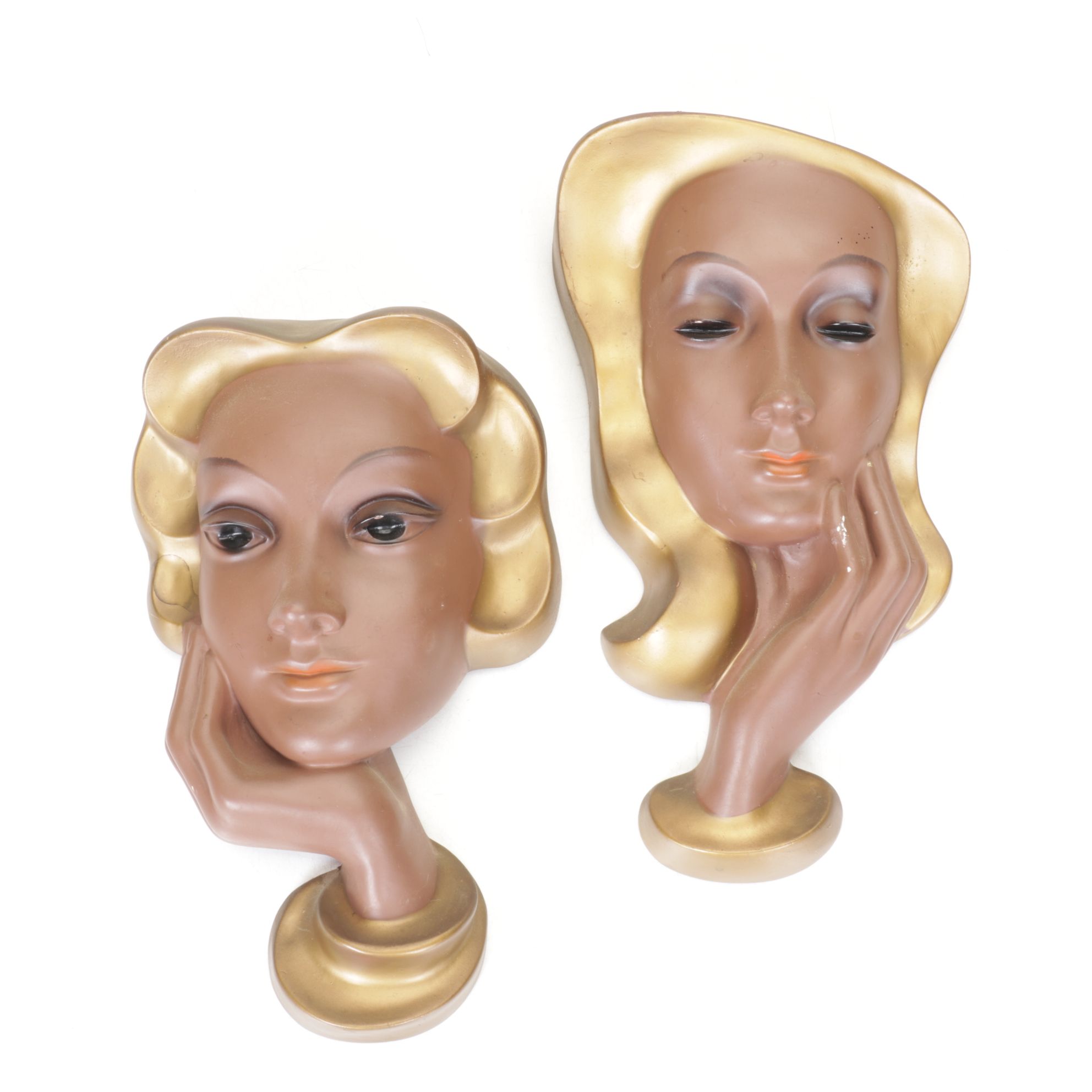 Plaster Portraits of Glamorous Women