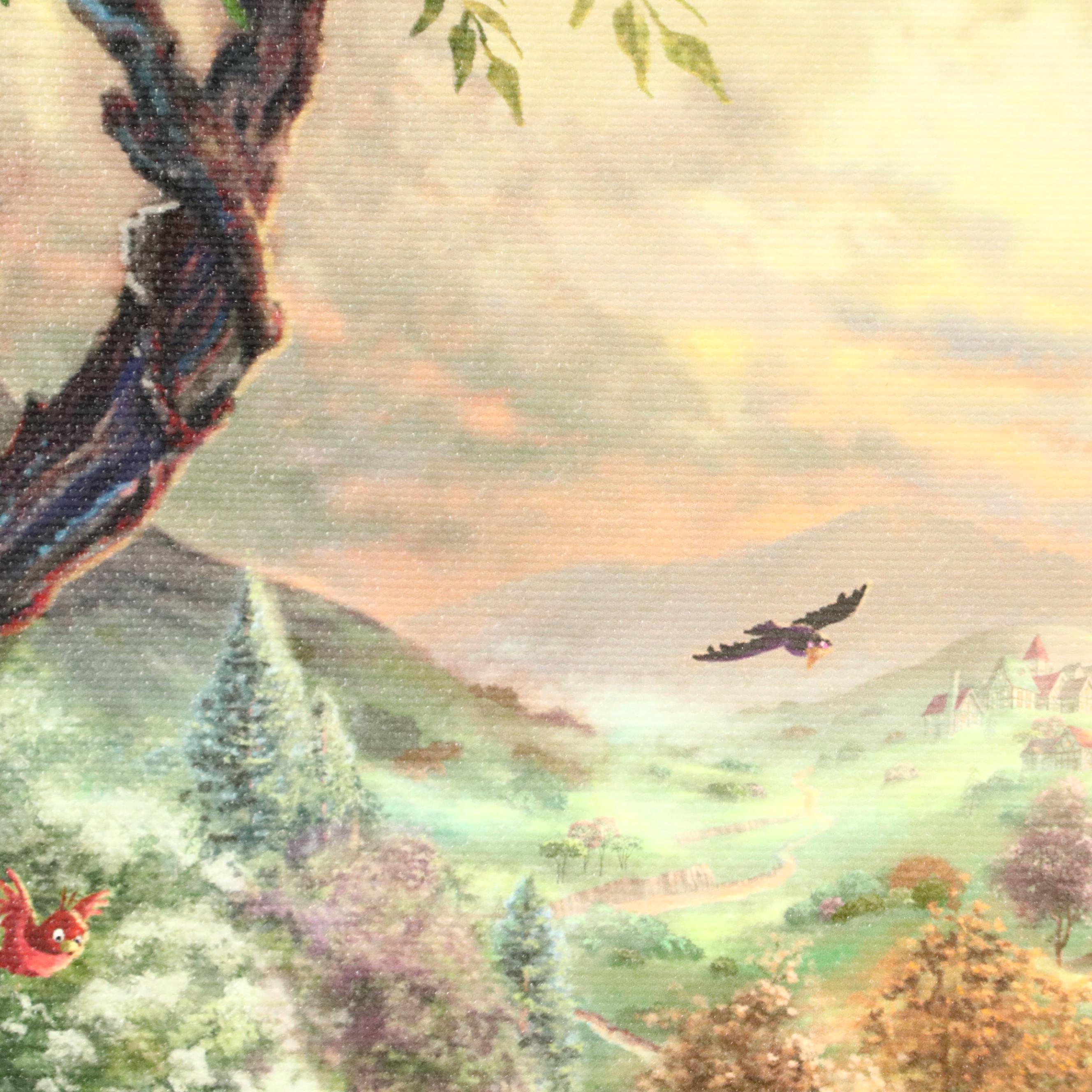 Thomas Kinkade Company and Disney Giclées of "Snow White" and "Sleeping Beauty"