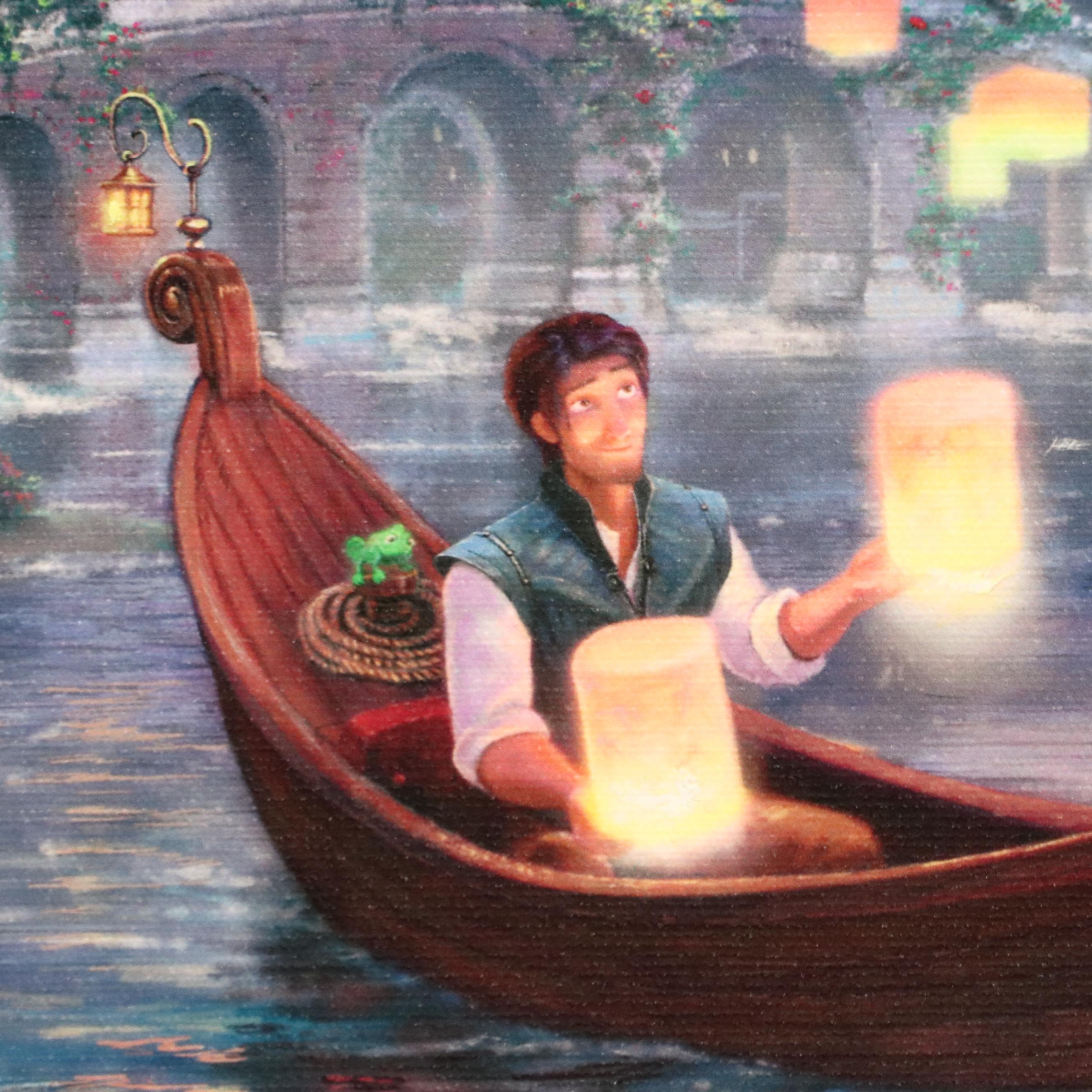 Thomas Kinkade Company and Disney Giclées of "The Little Mermaid" and "Tangled"