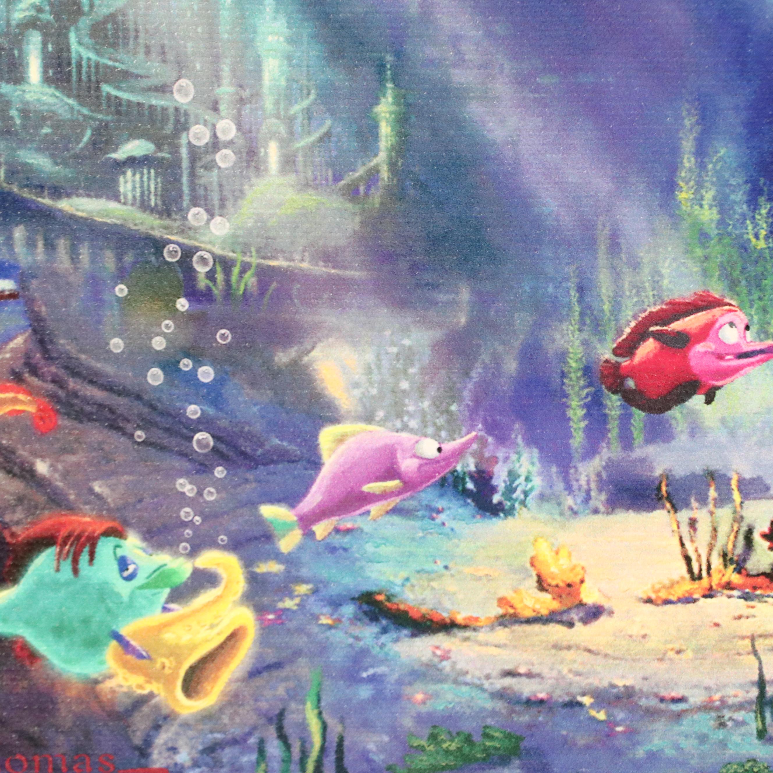 Thomas Kinkade Company and Disney Giclées of "The Little Mermaid" and "Tangled"