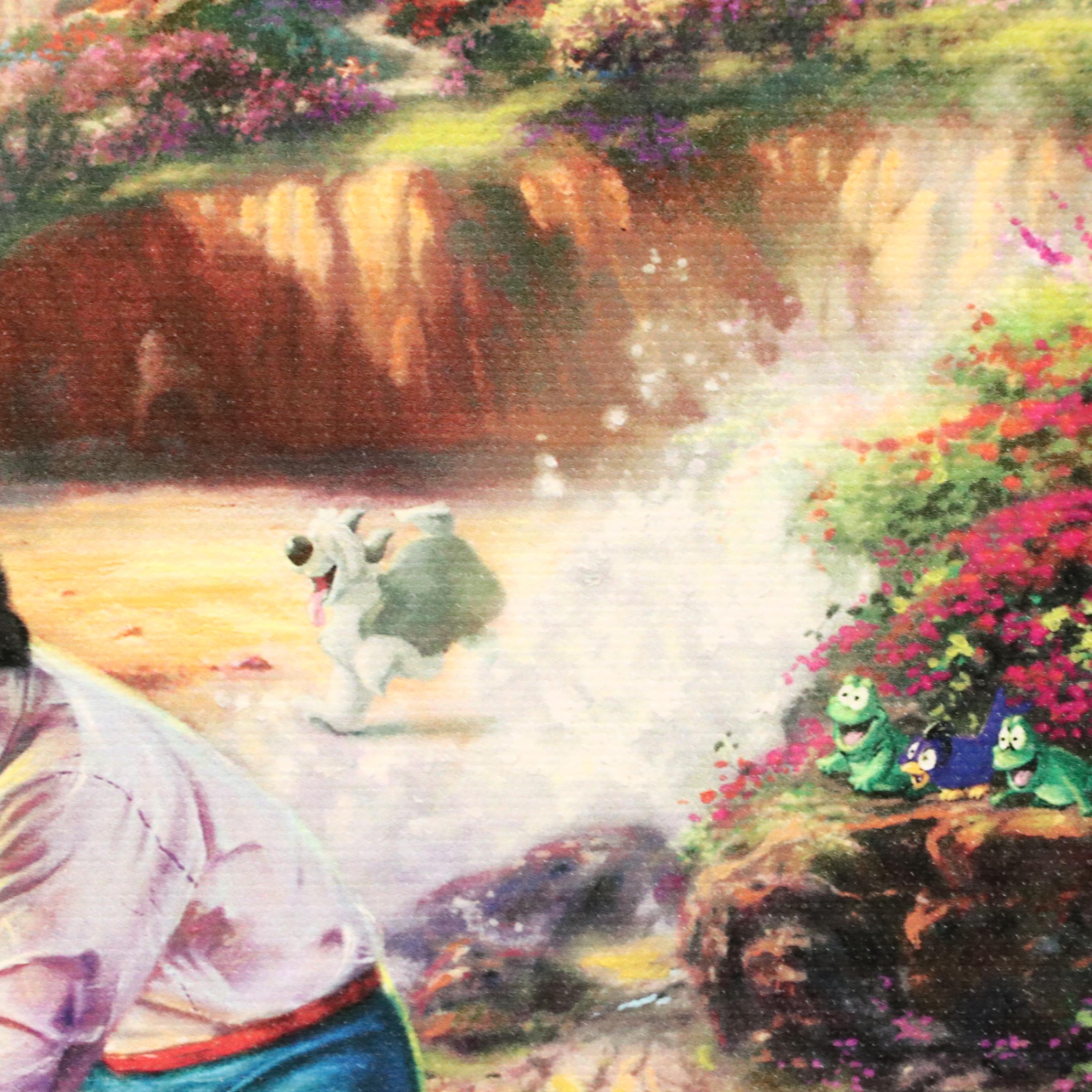 Thomas Kinkade Company and Disney Giclées of "The Little Mermaid" and "Tangled"
