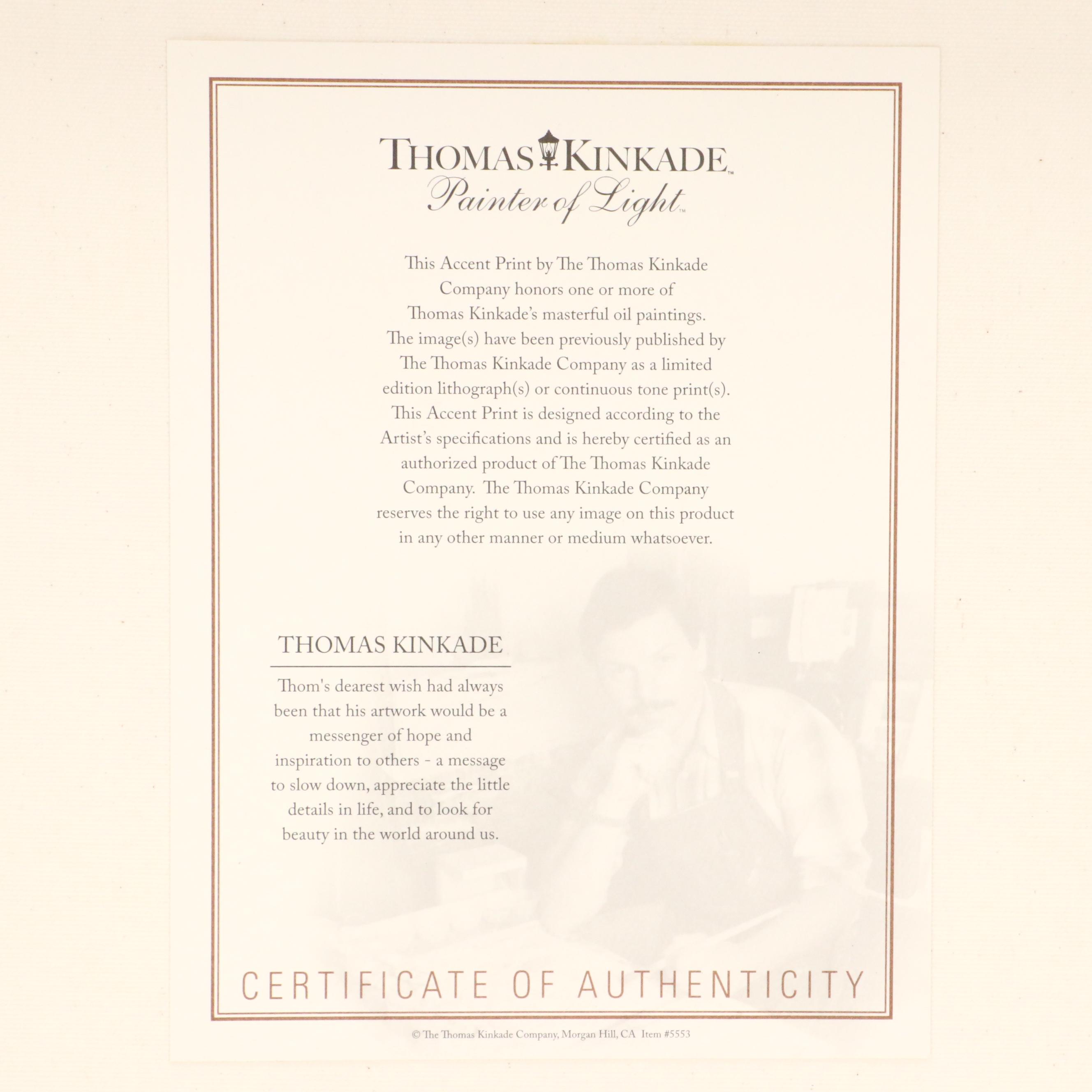 Thomas Kinkade Company and Disney Giclées of "The Little Mermaid" and "Tangled"