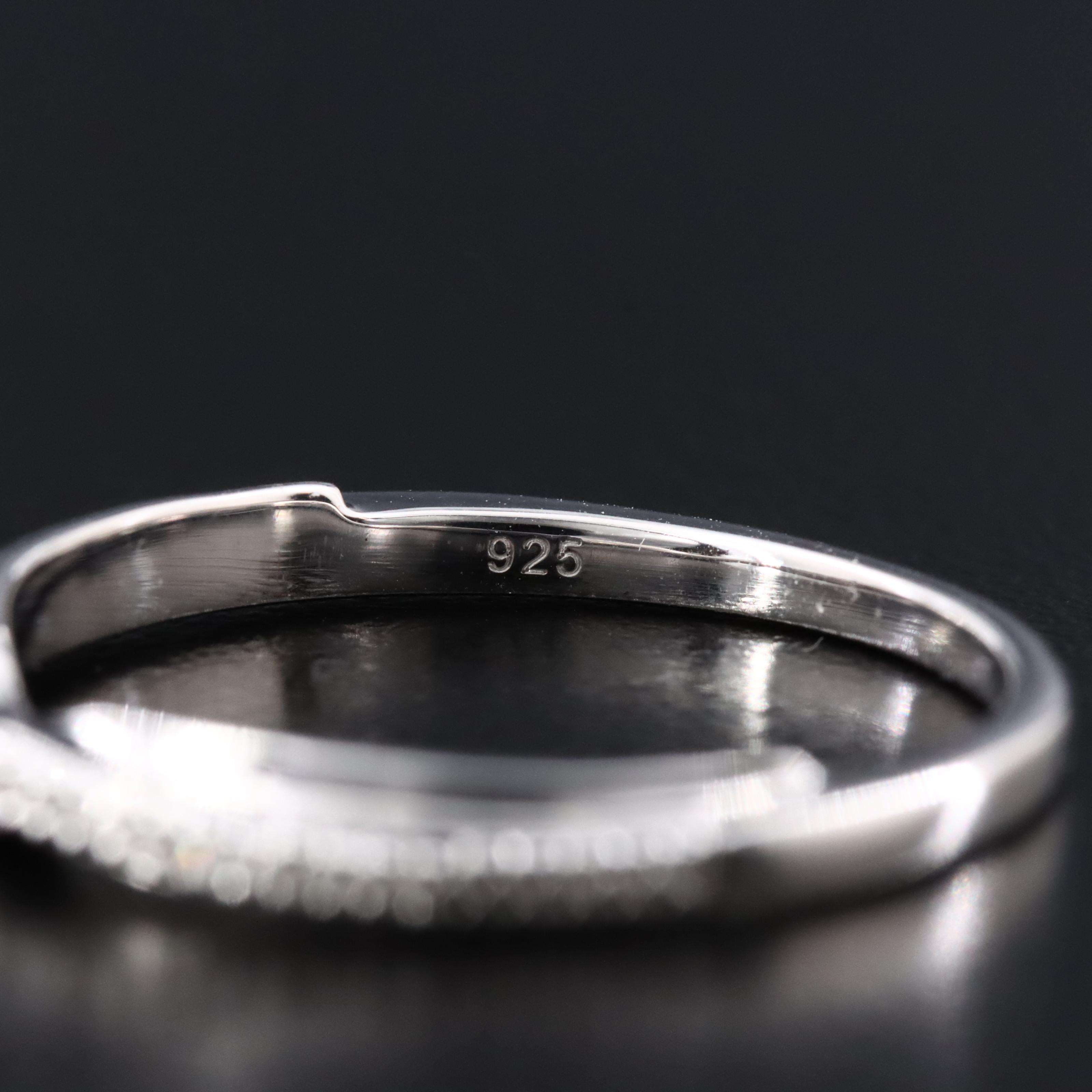 Sterling Diamond Wave Band