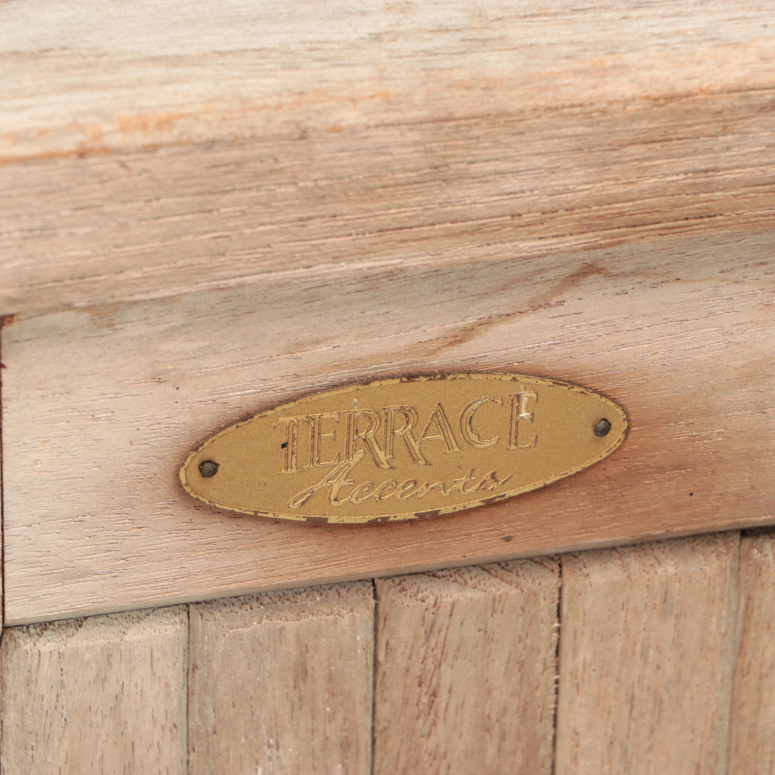 Terrace Accents Teak Patio Storage Chest