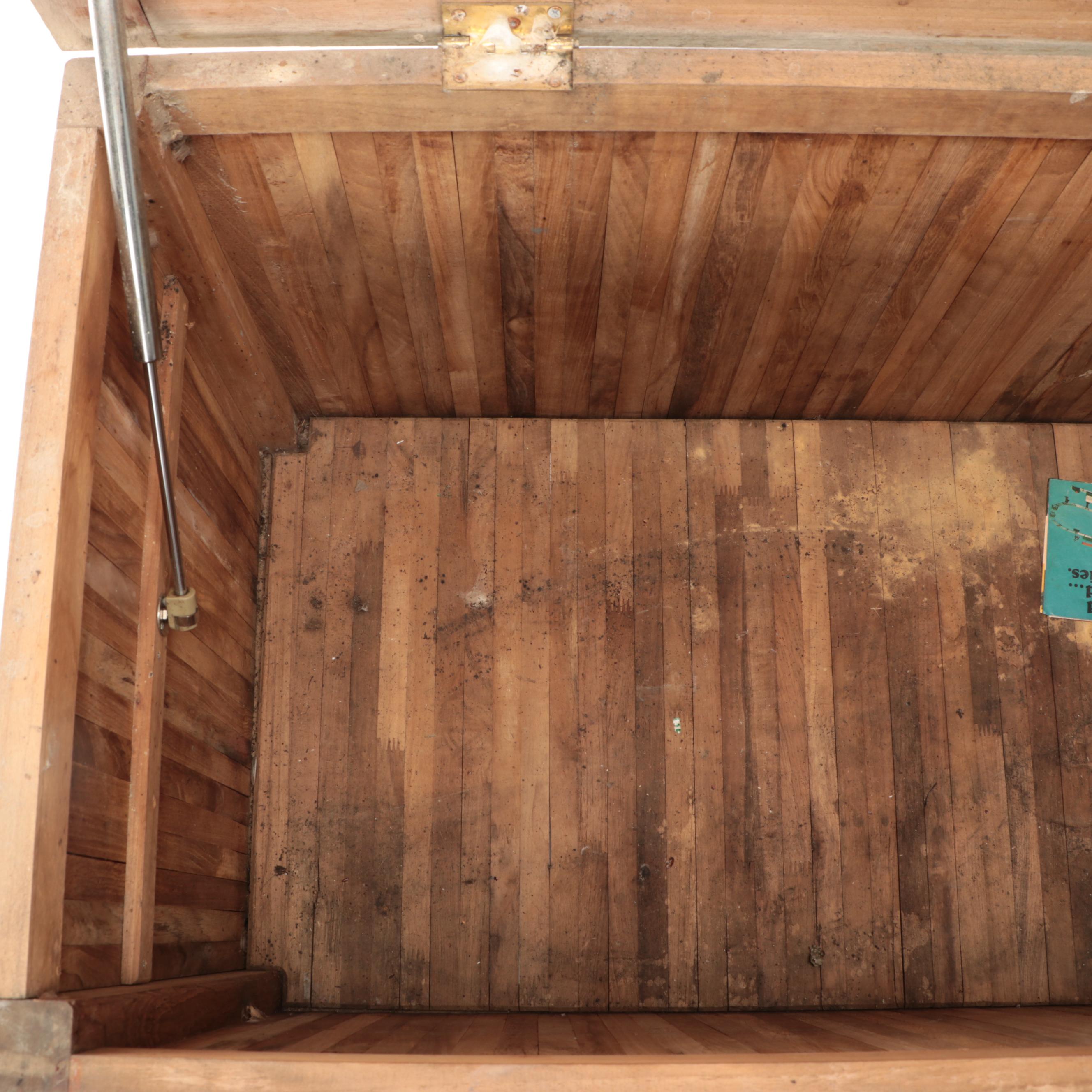 Terrace Accents Teak Patio Storage Chest