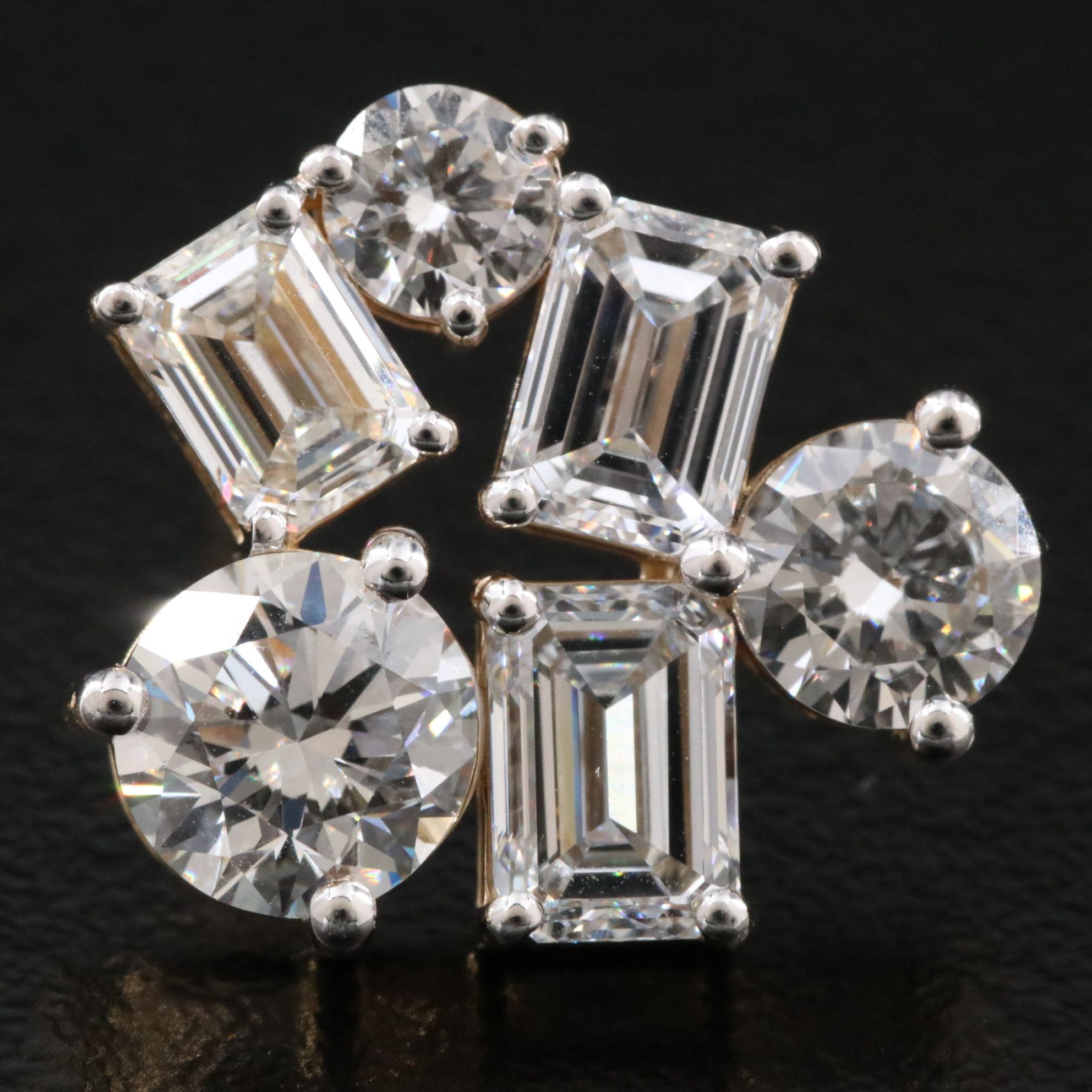 14K 7.20 CTW Lab Grown Diamond Earrings