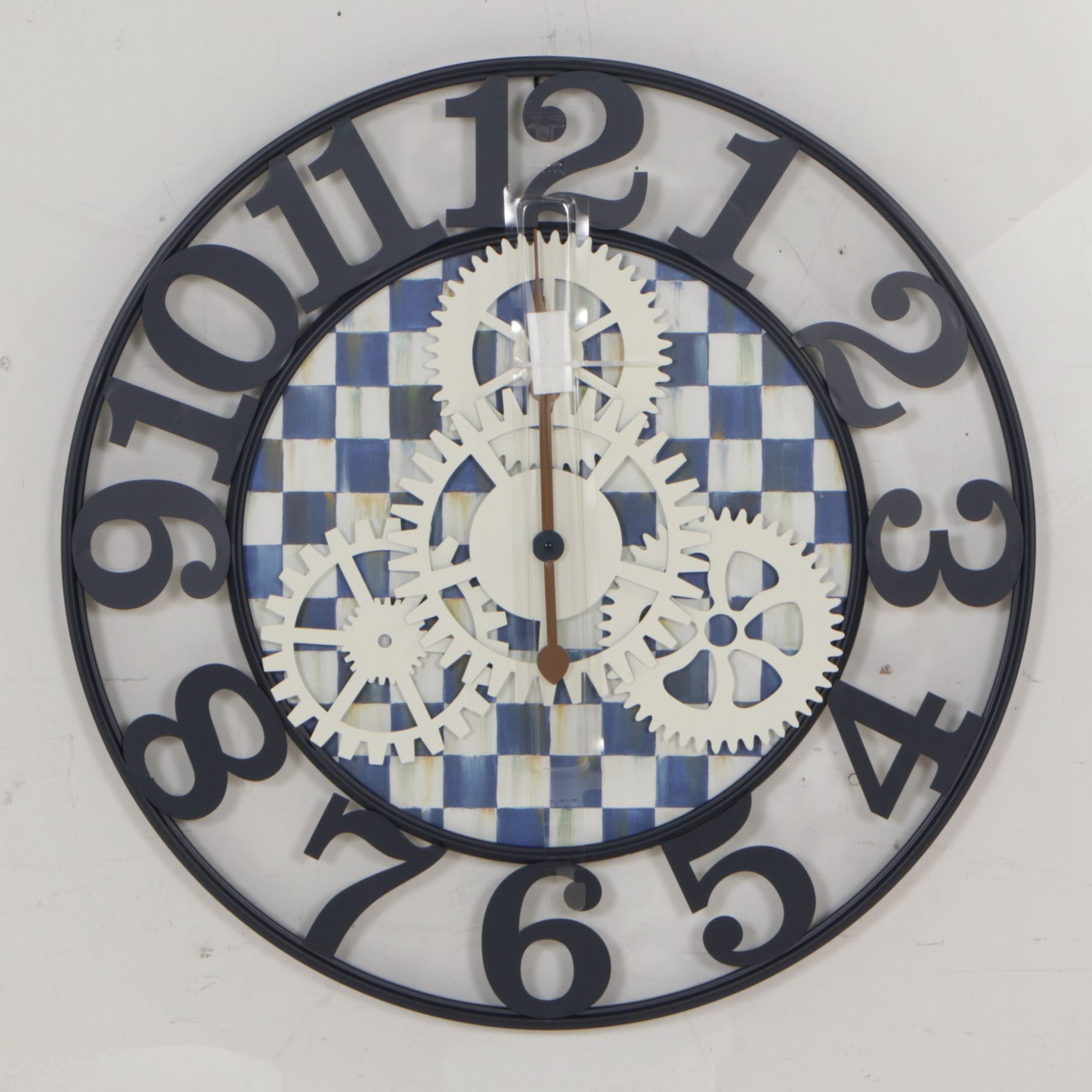 MacKenzie-Childs Royal Check Wall Clock