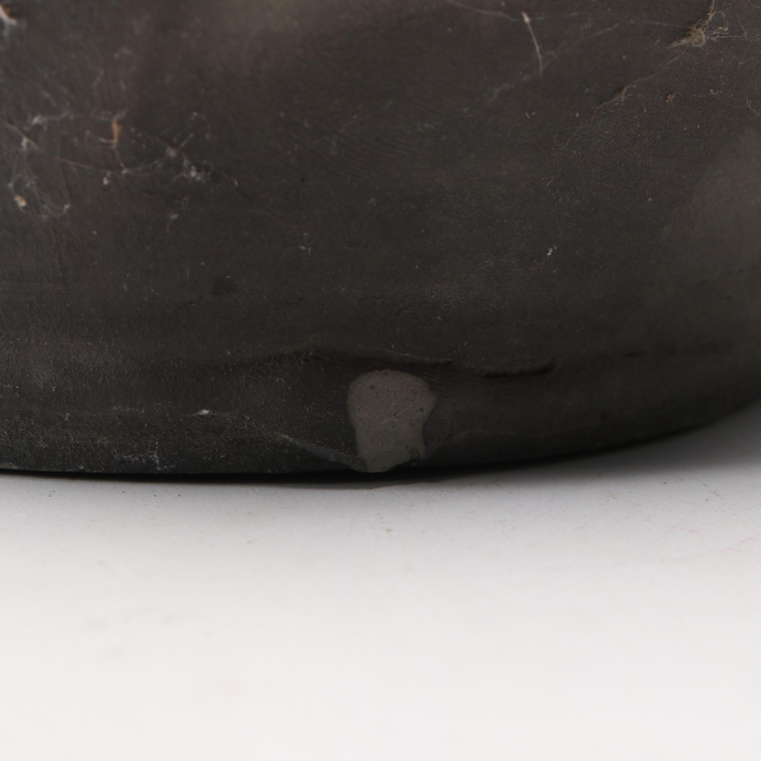 Spanish Catalan Style Black Ceramic Water Jug