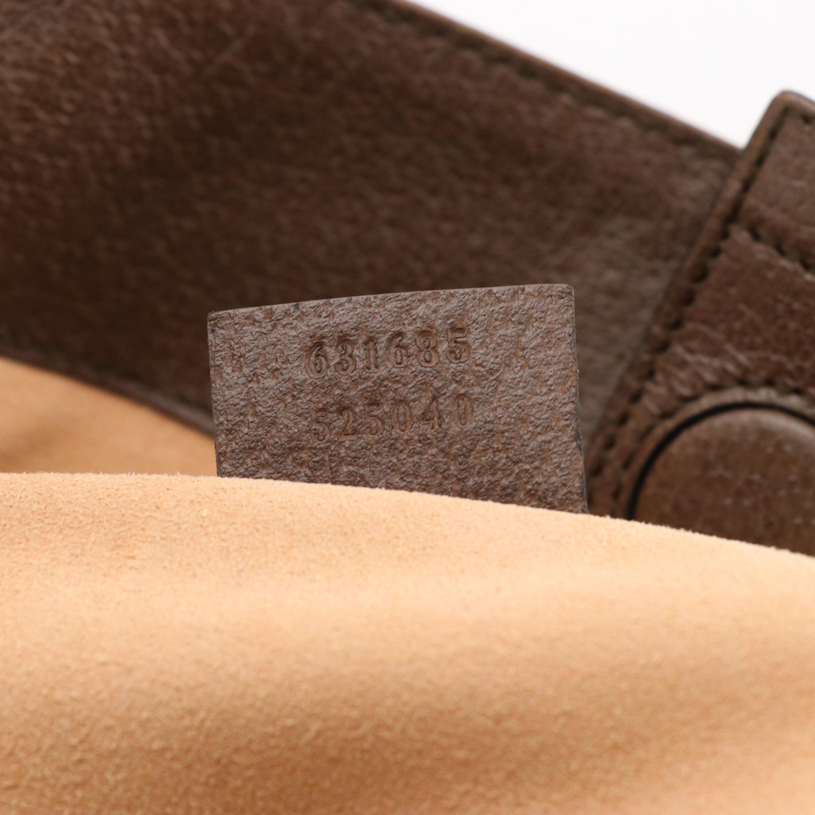 Gucci Ophidia GG Supreme Canvas, Brown Leather and Web Stripe Large Shopper Tote