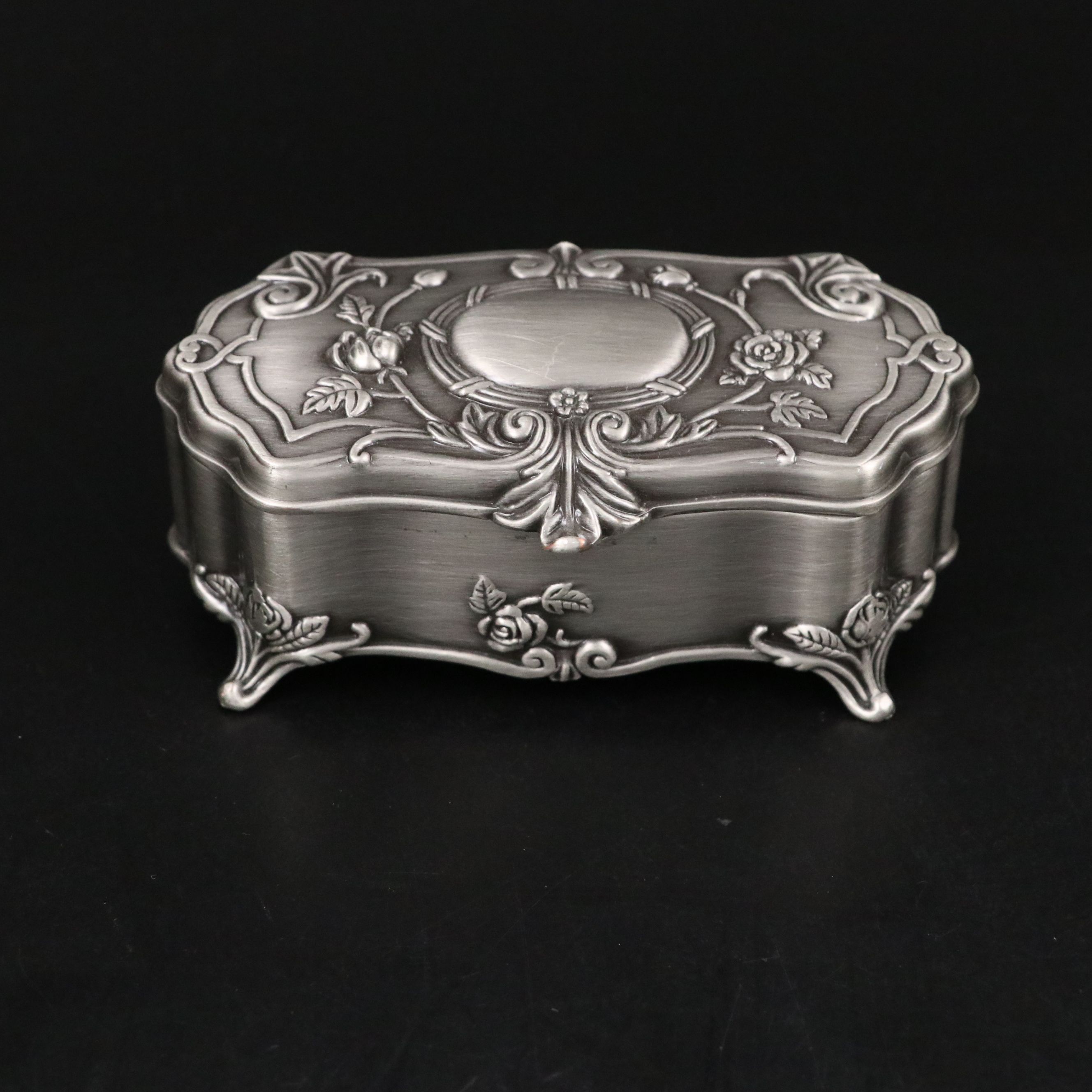 Assorted Metal Jewelry Boxes and Coin Banks