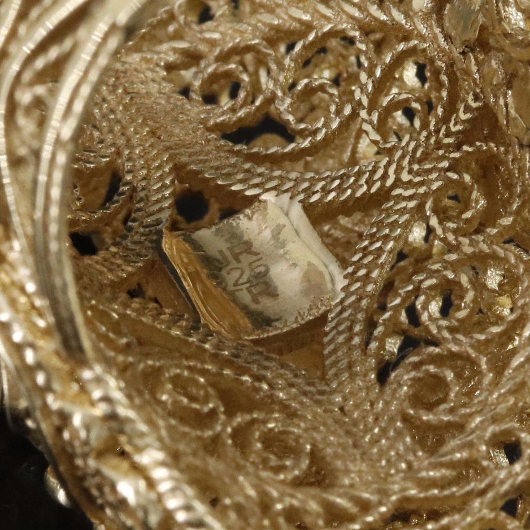 Sterling Floral Cluster Ring