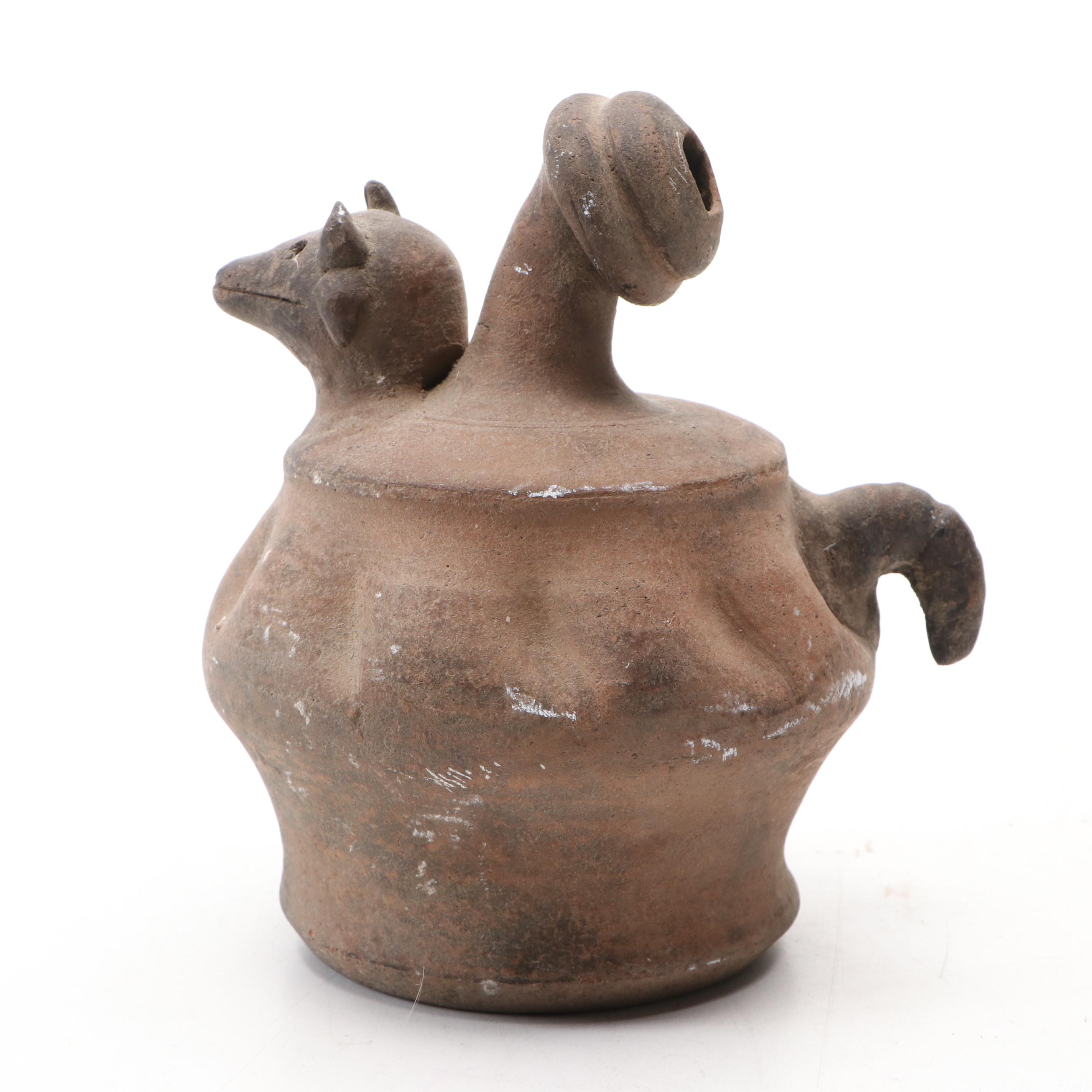 Terracotta Effigy Vessel