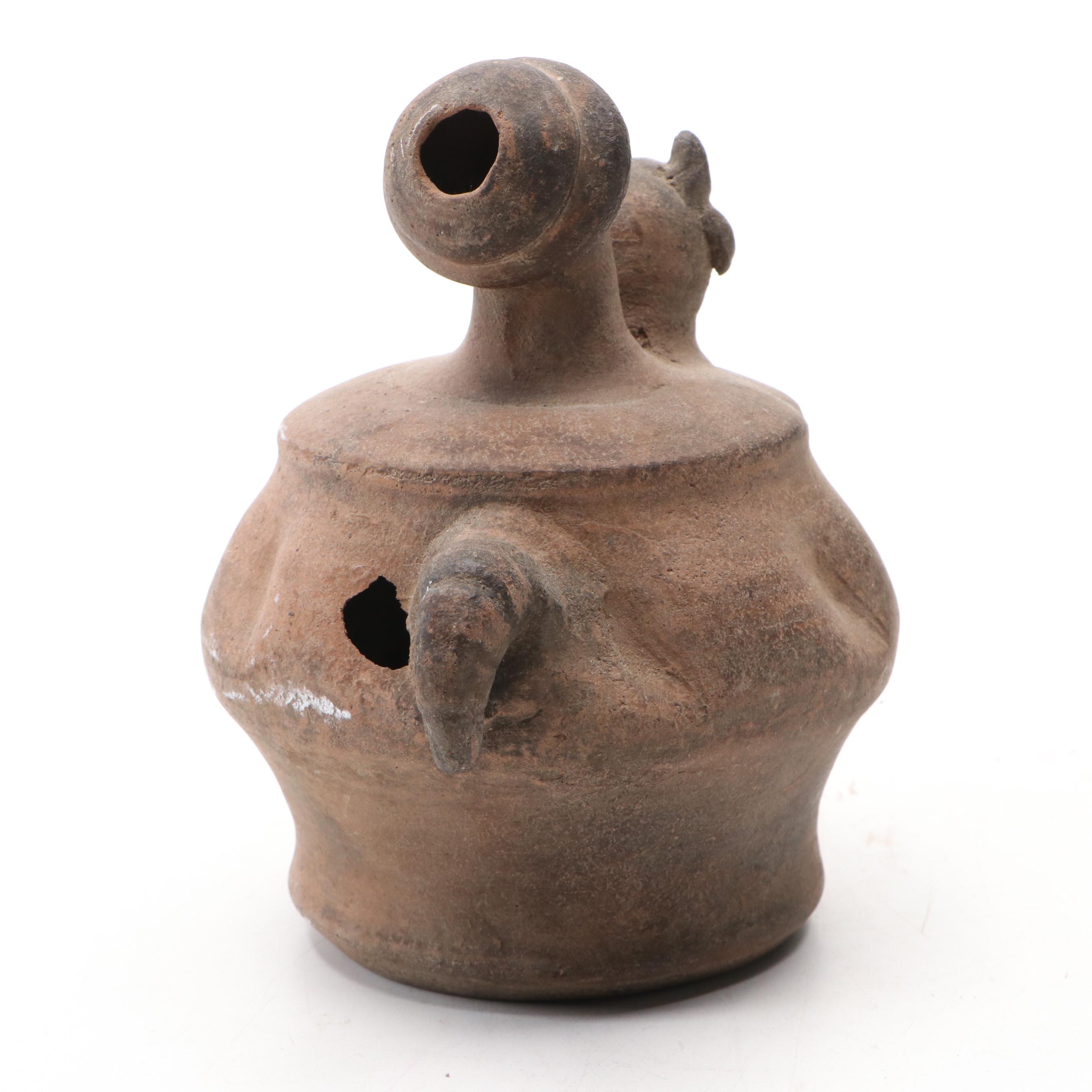 Terracotta Effigy Vessel