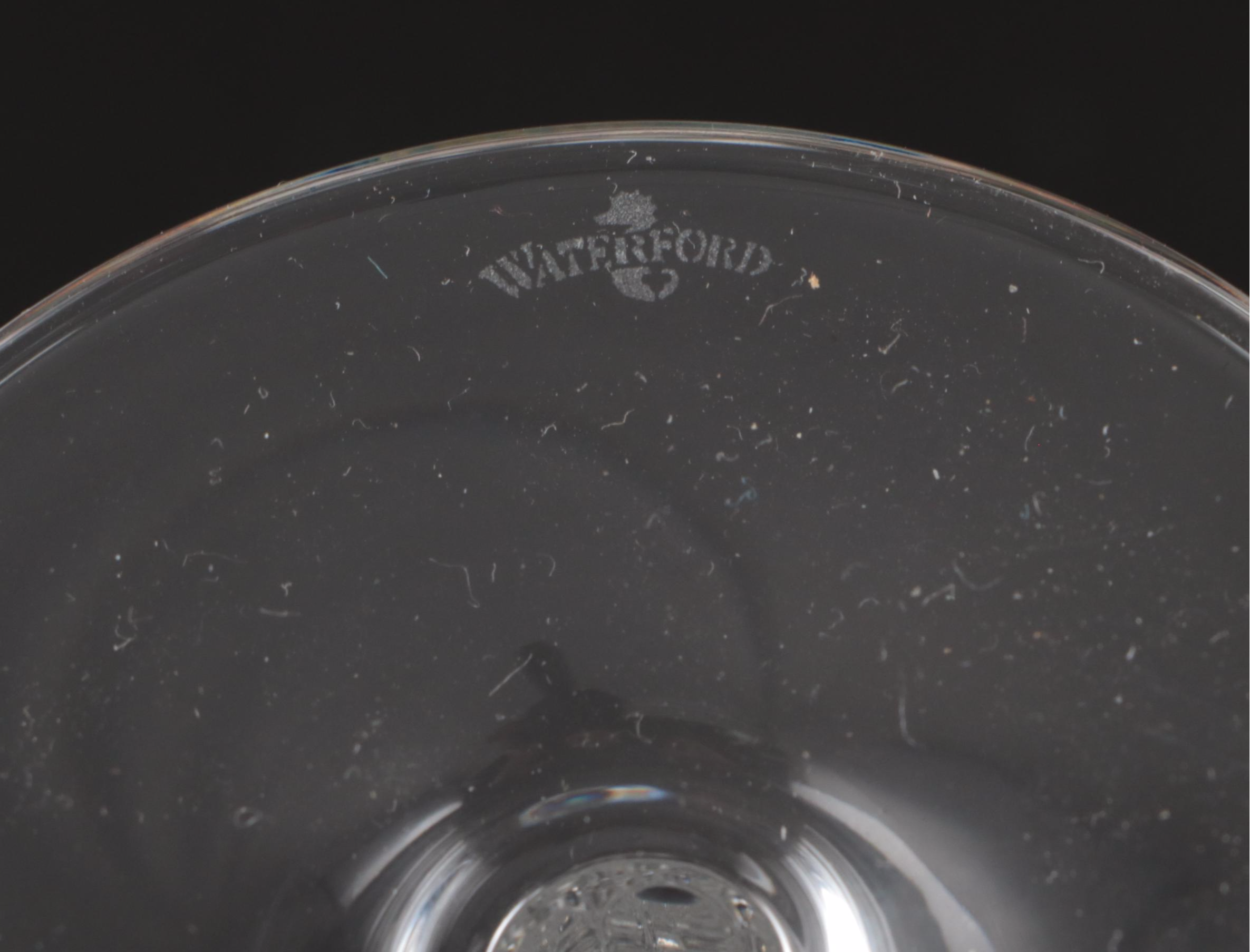 Waterford "Dunmore" Cut Crystal Stemware with Millennium Series Flutes