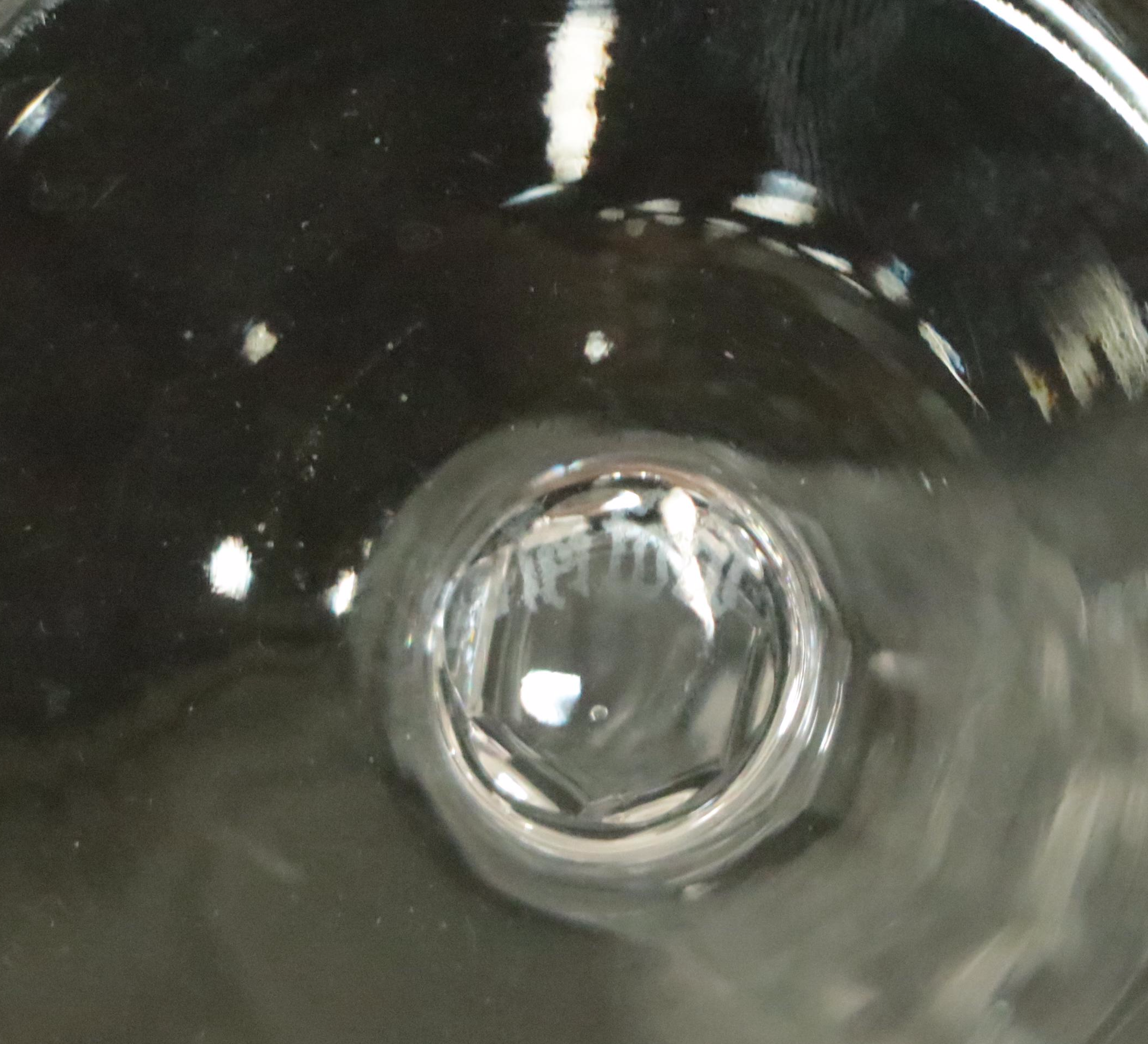 Waterford "Dunmore" Cut Crystal Stemware with Millennium Series Flutes