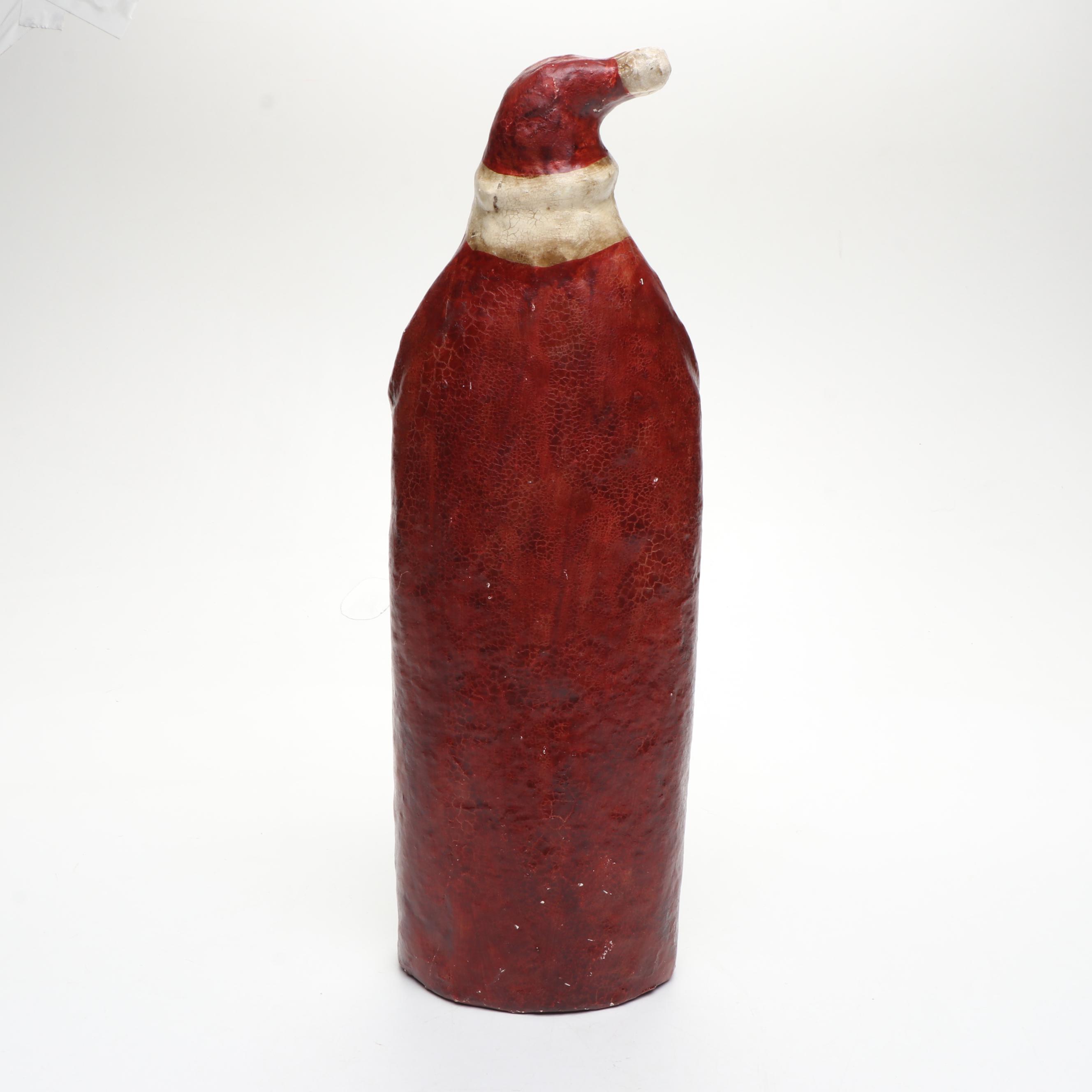 Wendell August Ornament with Painted Santa Table Decoration