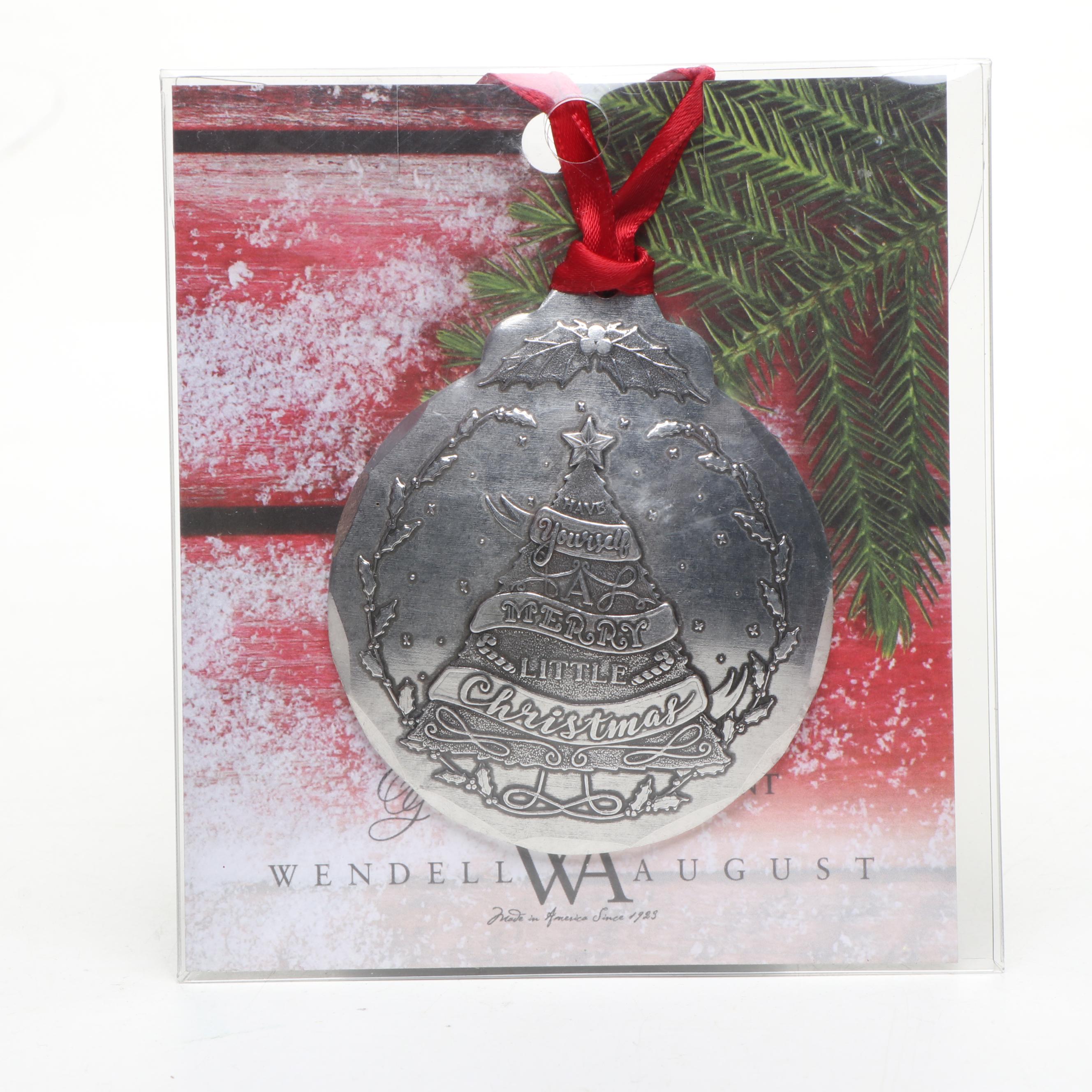 Wendell August Ornament with Painted Santa Table Decoration