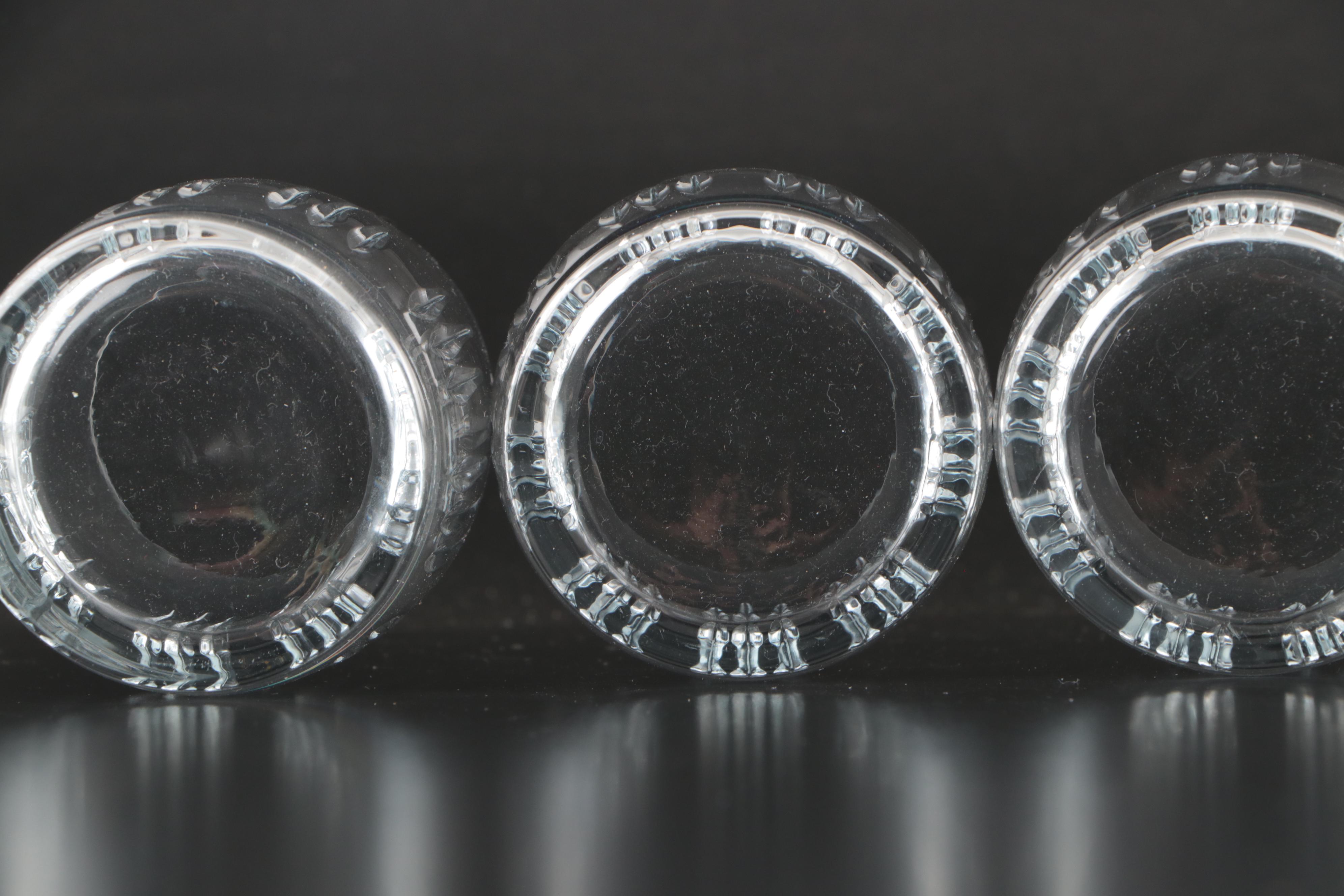 Bohemia "Edinburg" Cut Crystal Old Fashioned Glasses