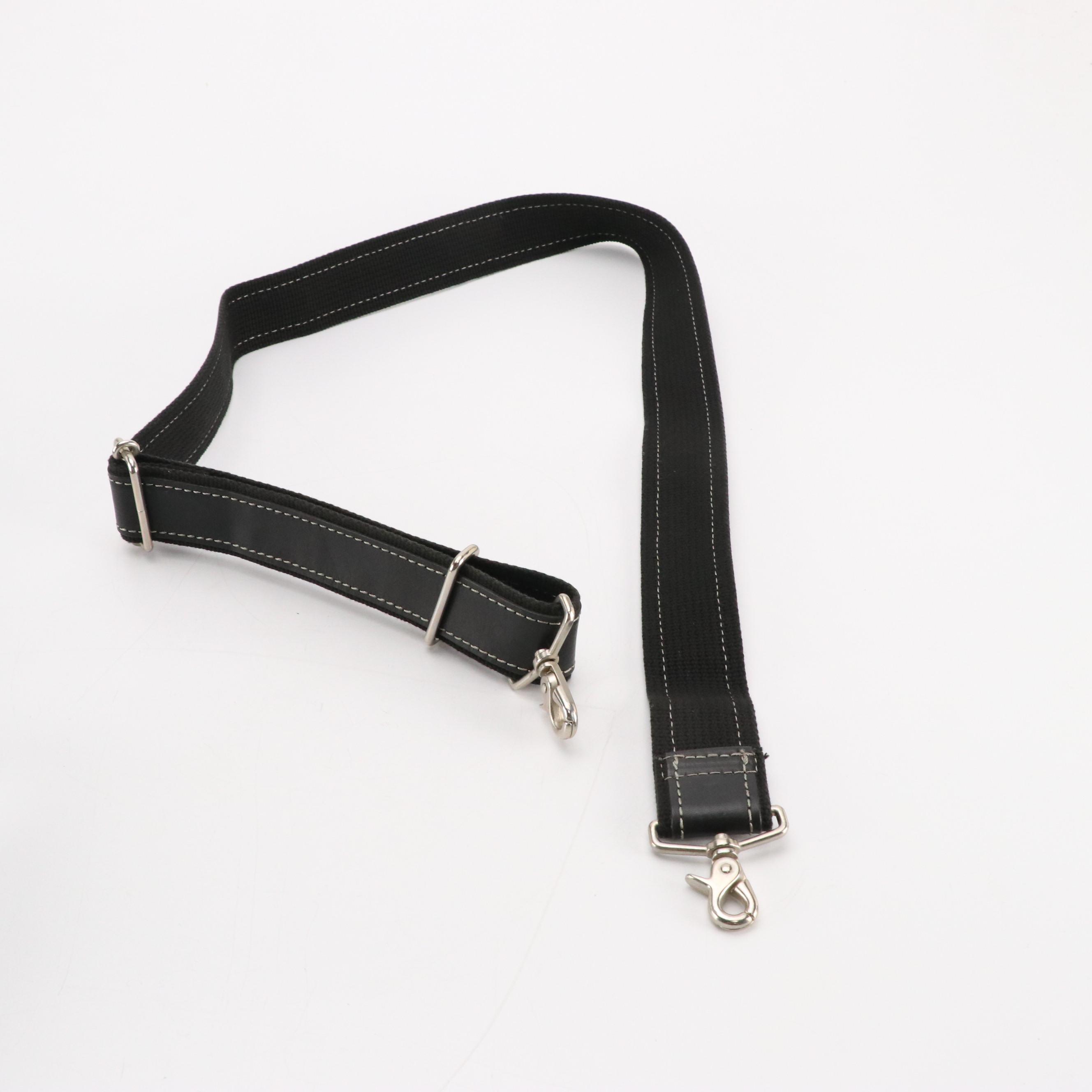 Gucci Black GG Nylon Jacquard Two-Way Shoulder Bag with Glazed Leather Trim