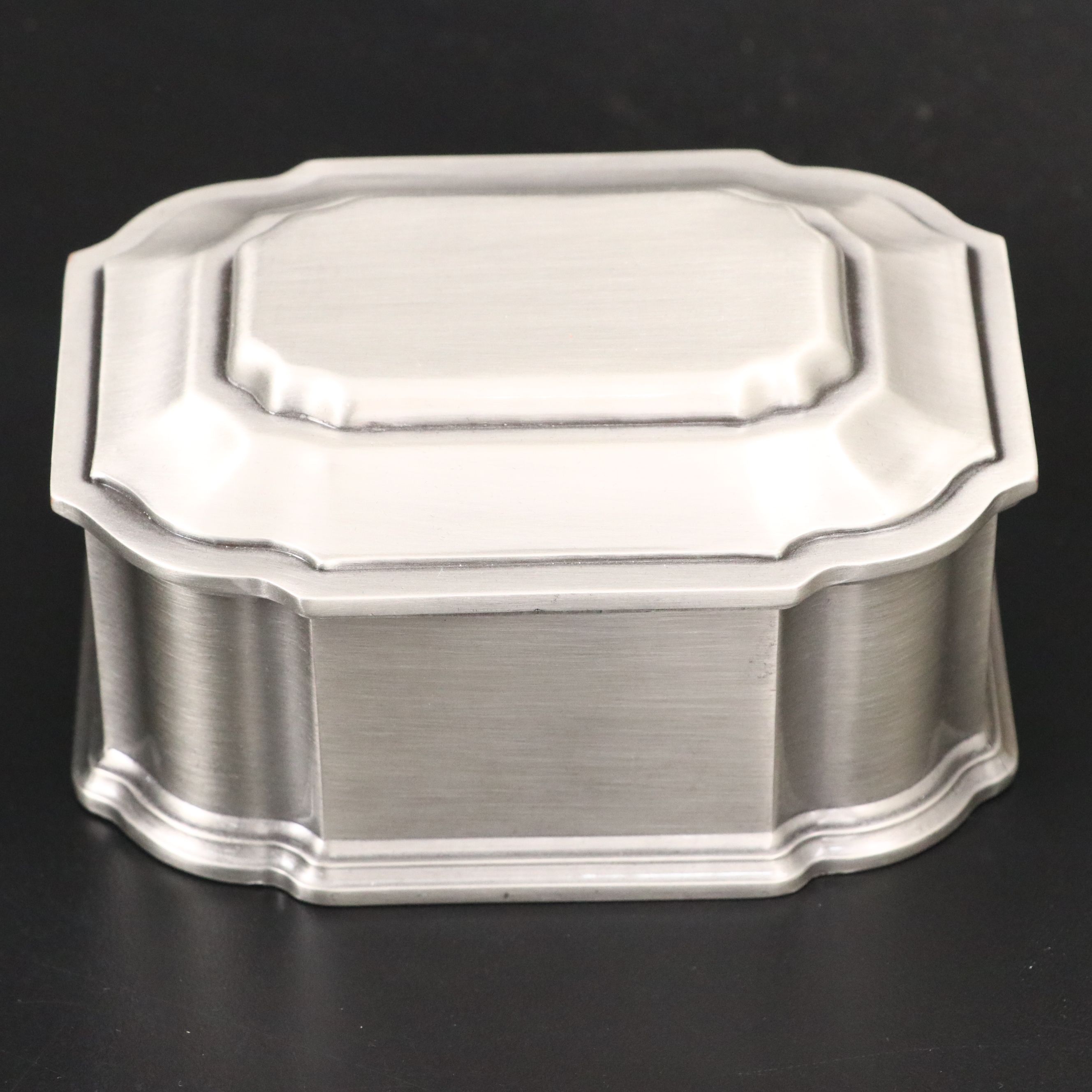 Victorian Style Oval and Other Metal Jewelry Boxes