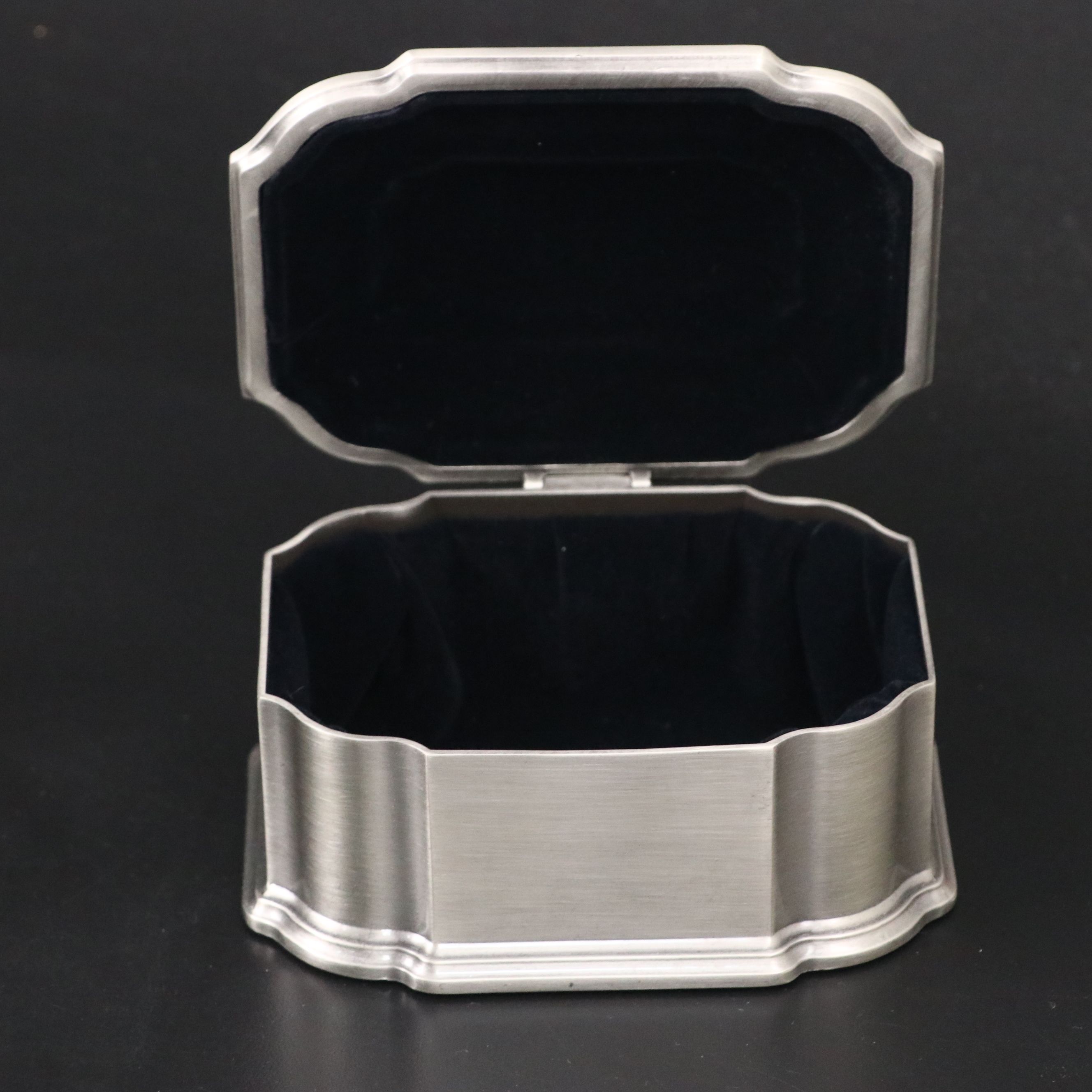 Victorian Style Oval and Other Metal Jewelry Boxes