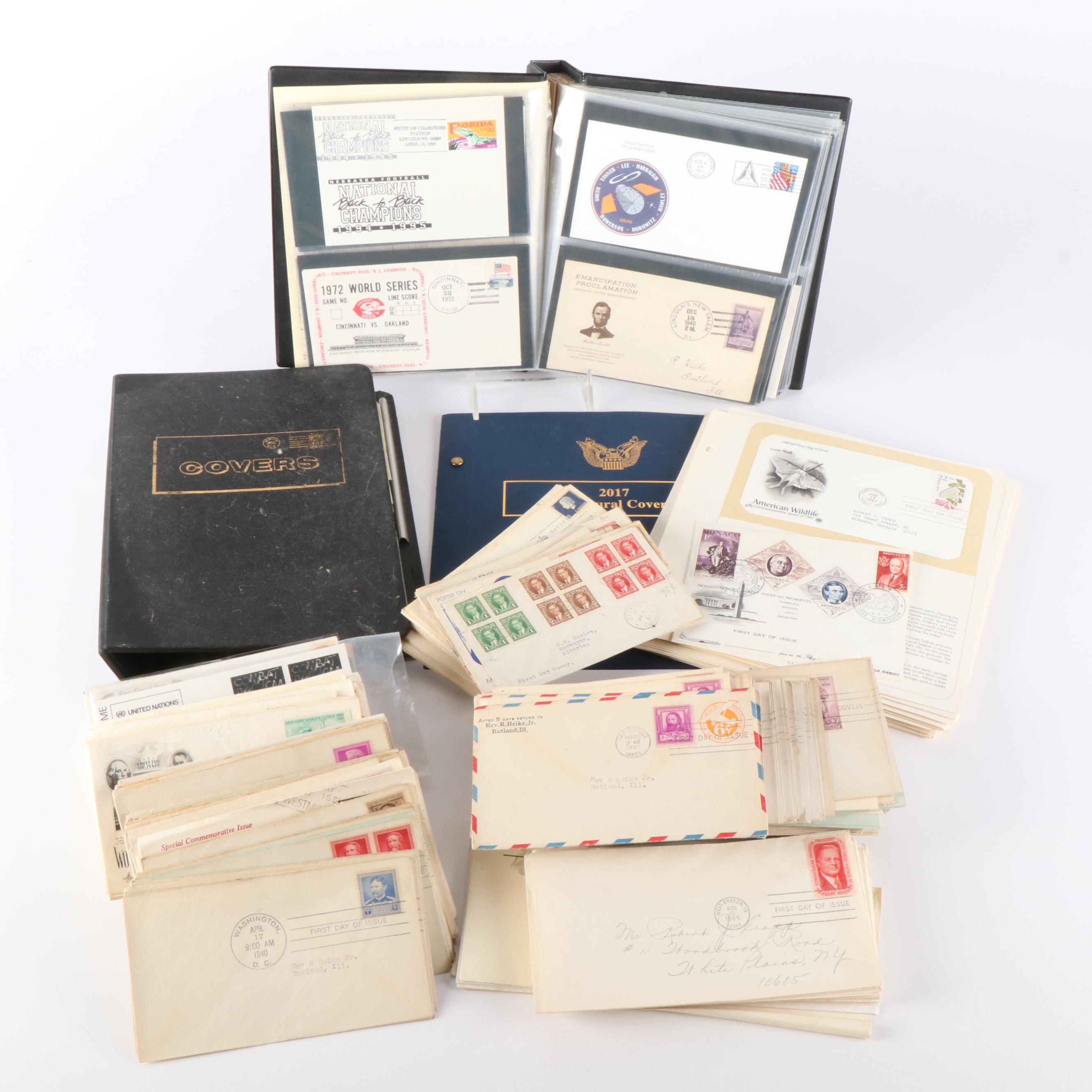 Large Group of Vintage First Day Covers, U.S. and Canada