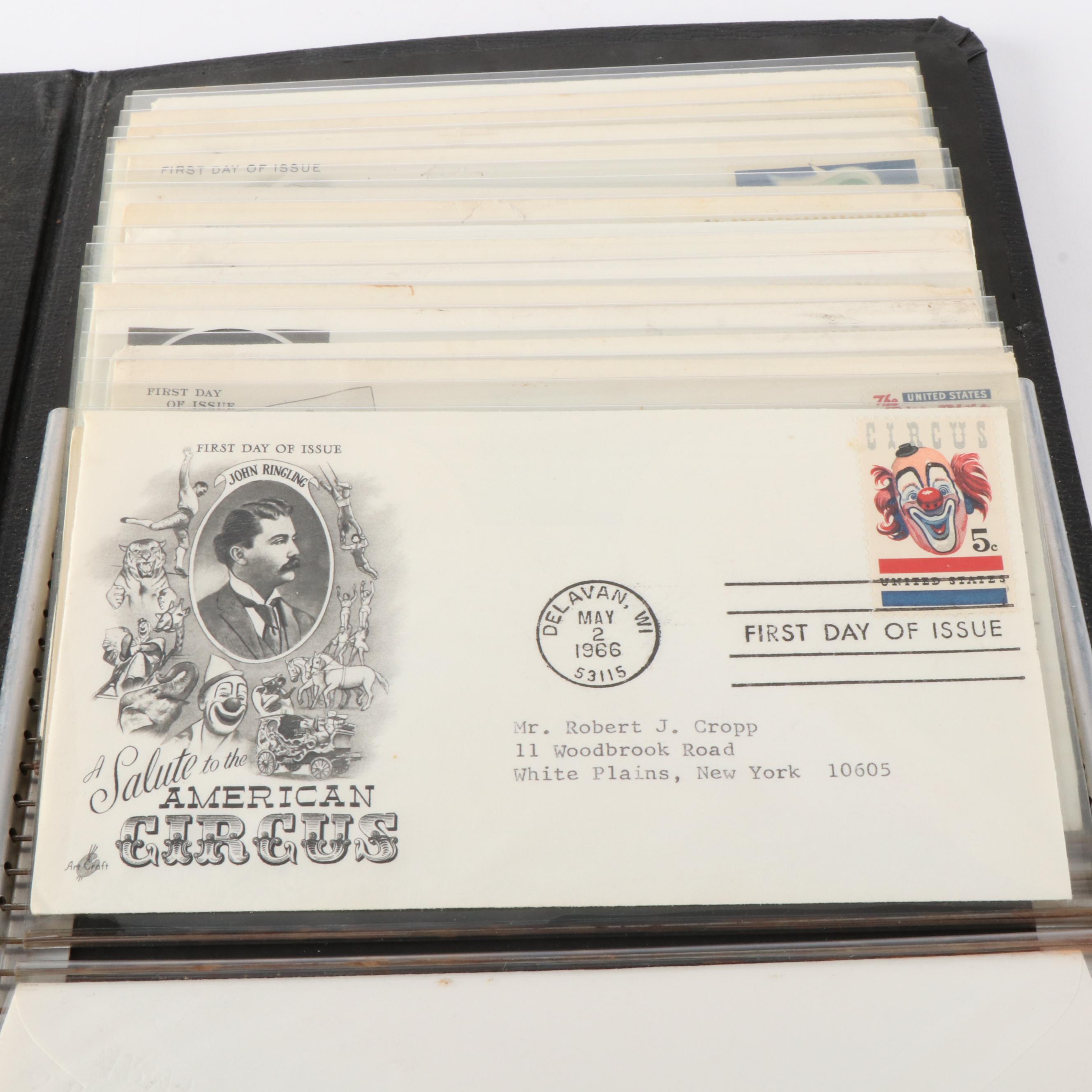 Large Group of Vintage First Day Covers, U.S. and Canada