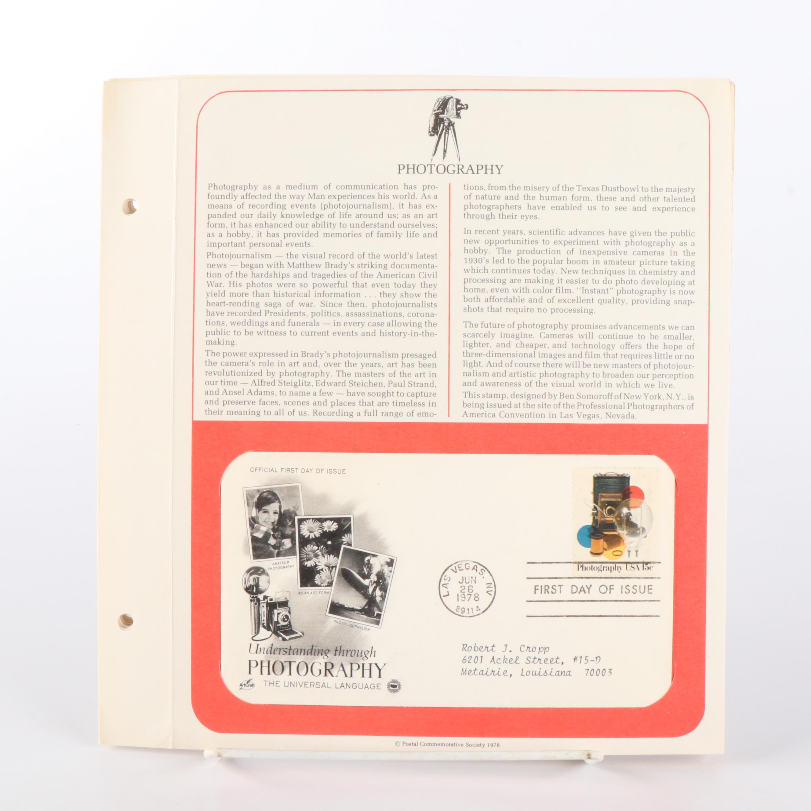 Large Group of Vintage First Day Covers, U.S. and Canada