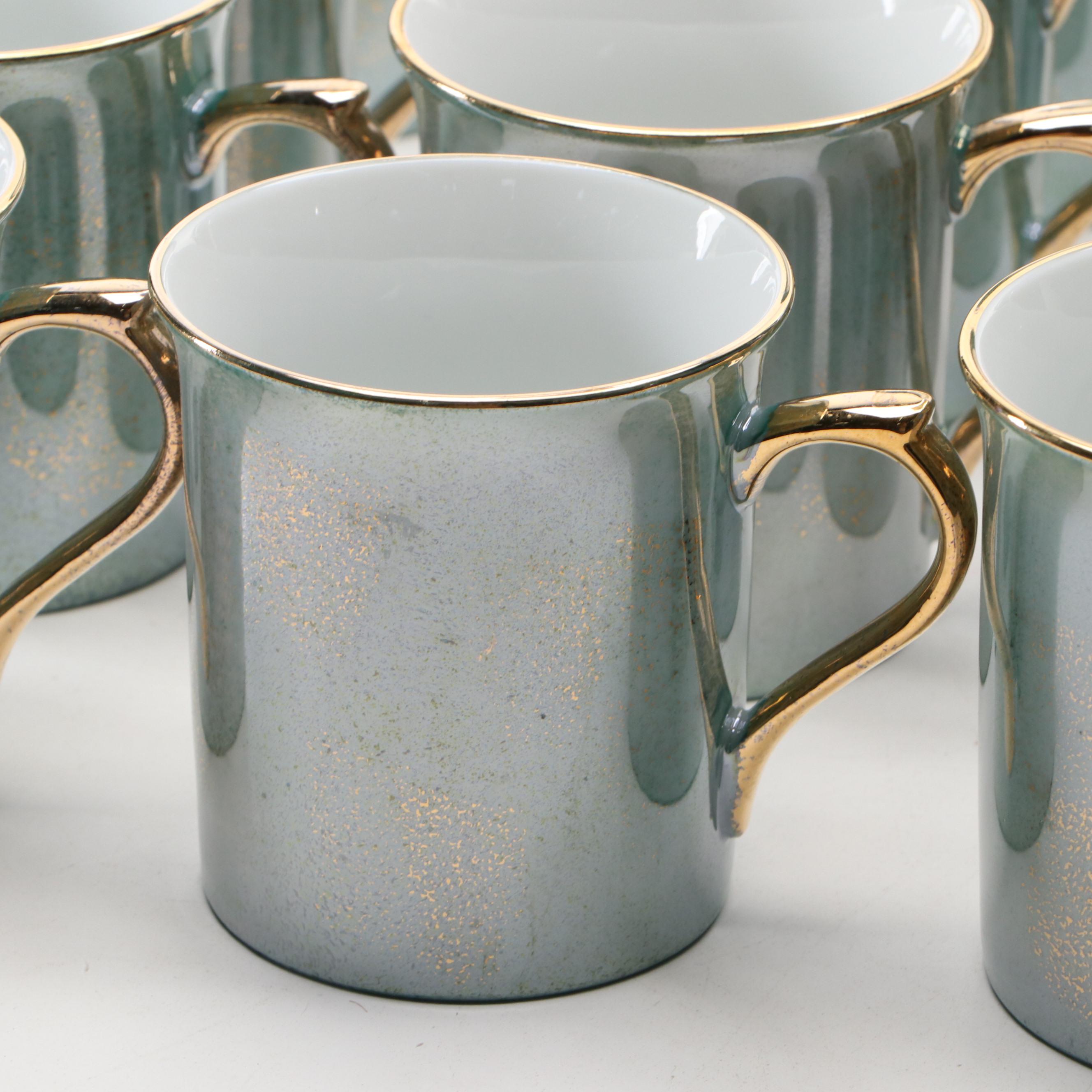 Pottery Barn Porcelain Plates and Mugs