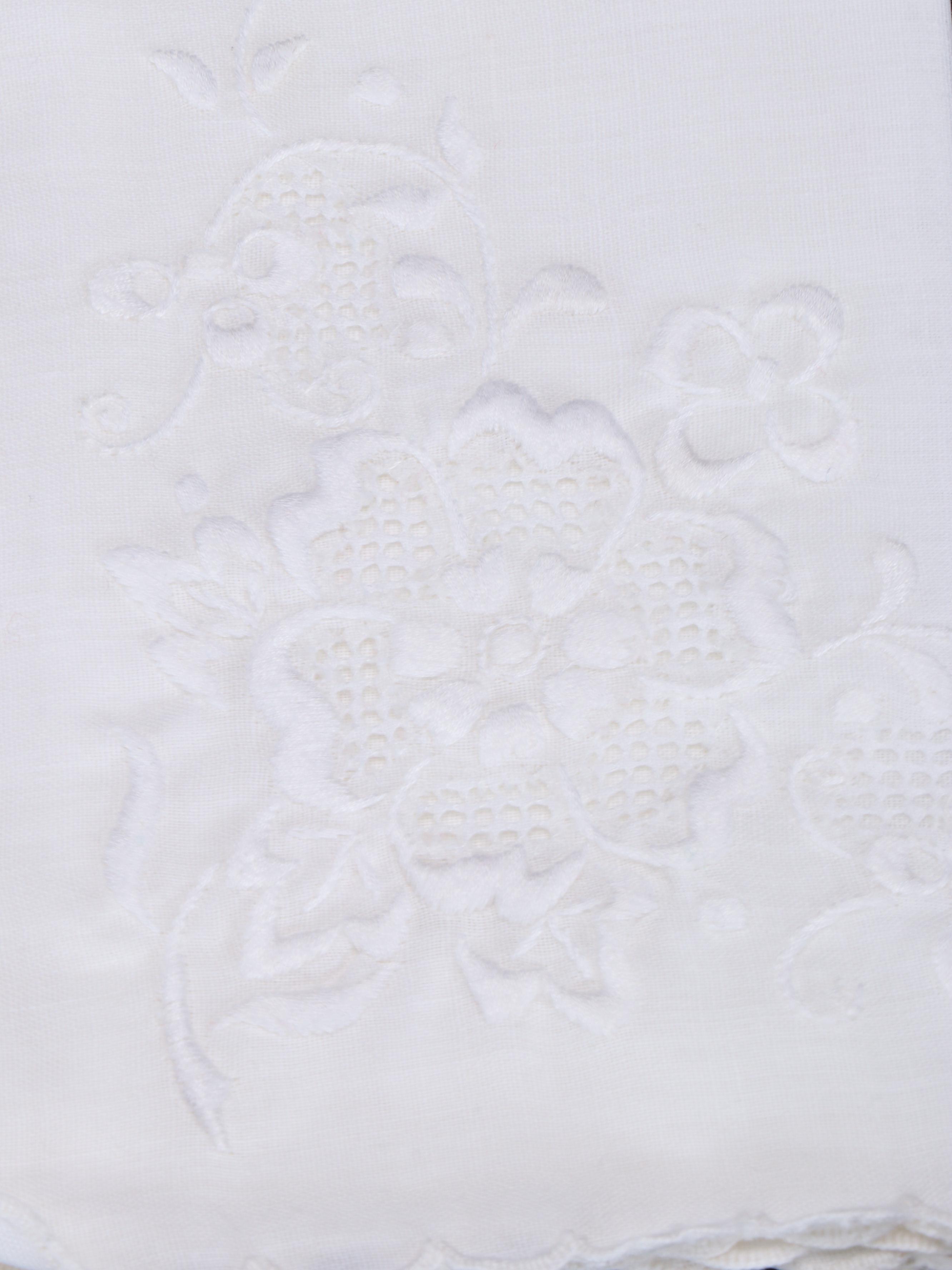 White, Floral and Other Table Linens