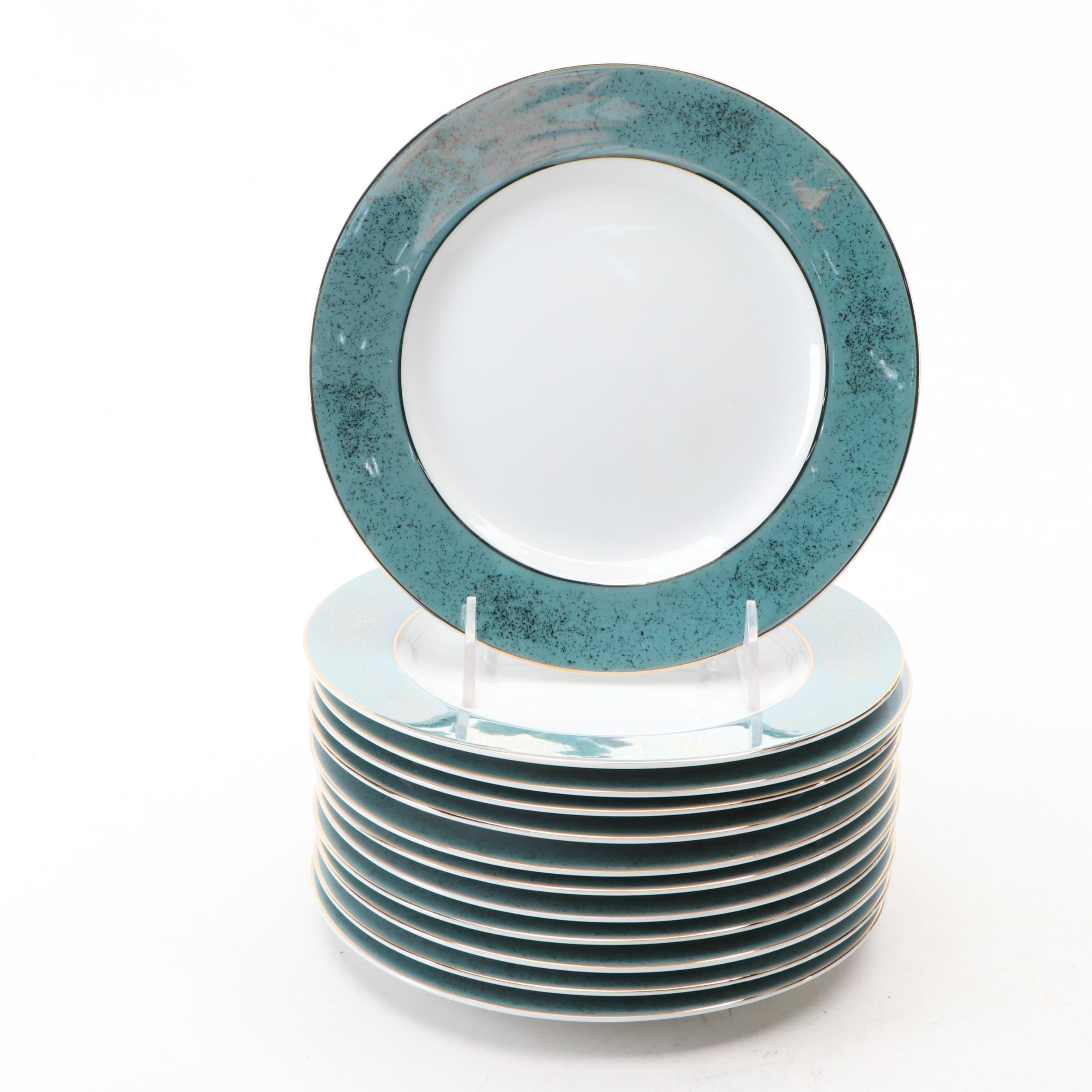 Pottery Barn Porcelain Plates and Mugs