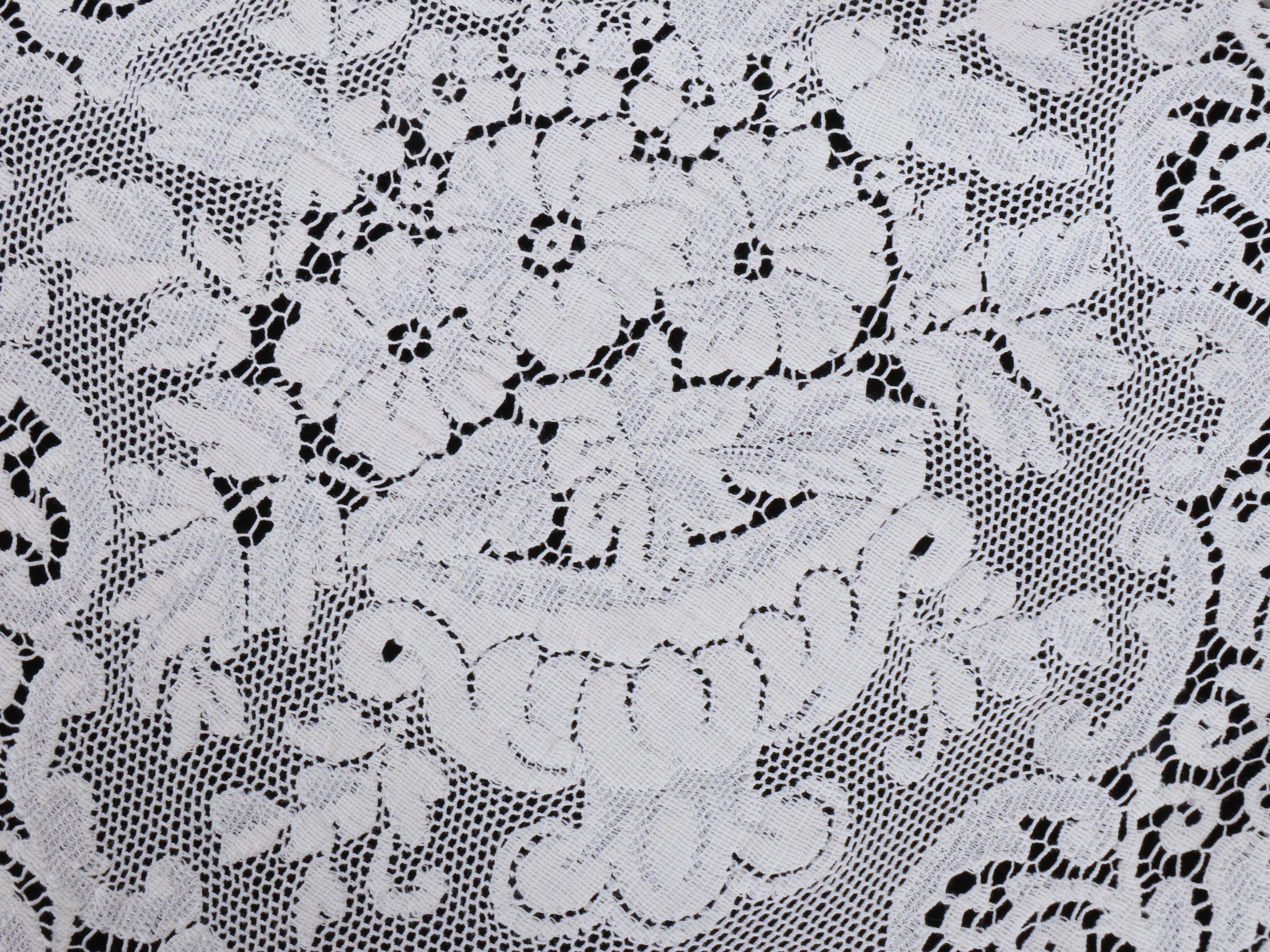 White, Floral and Other Table Linens