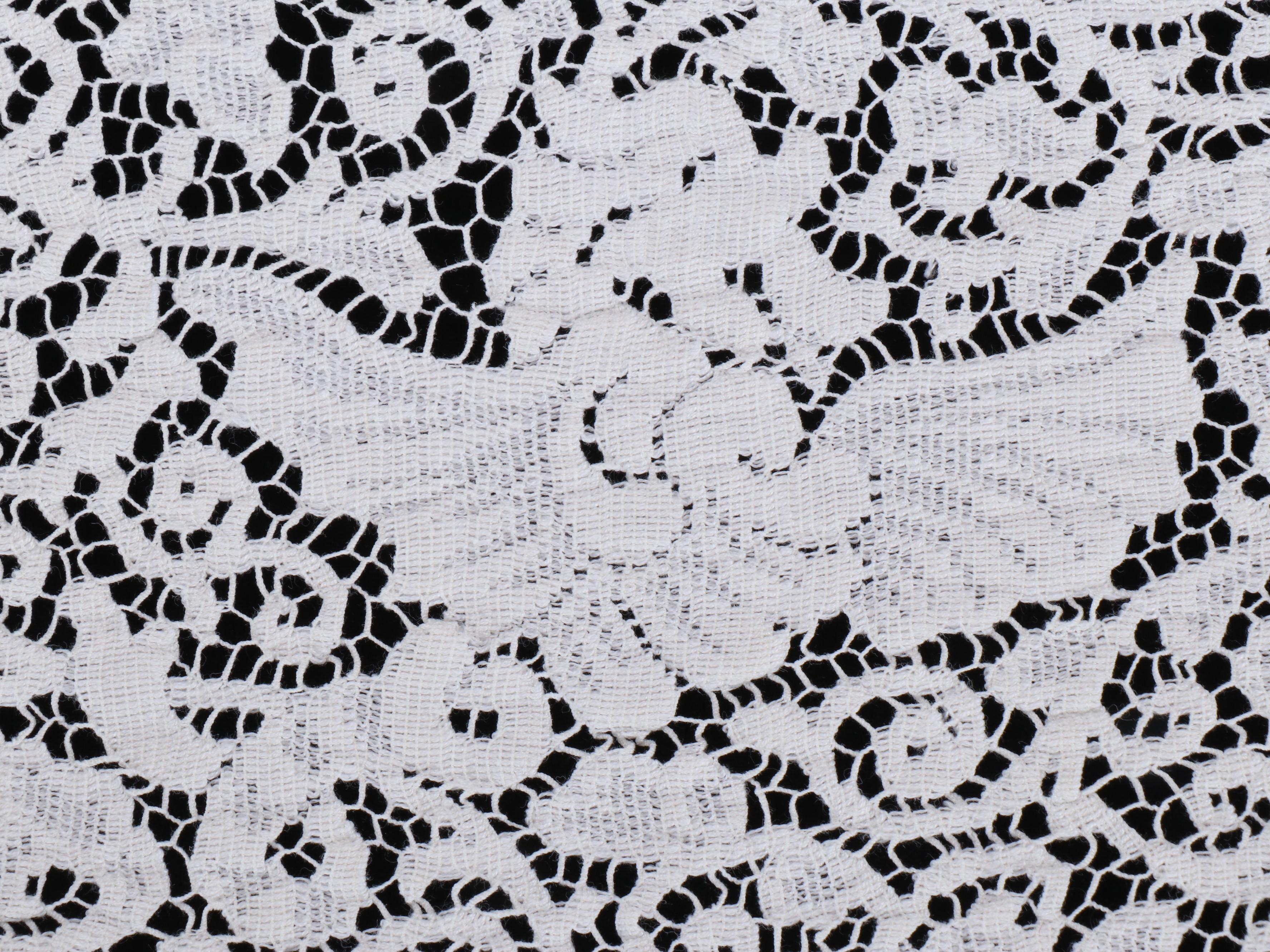 White, Floral and Other Table Linens