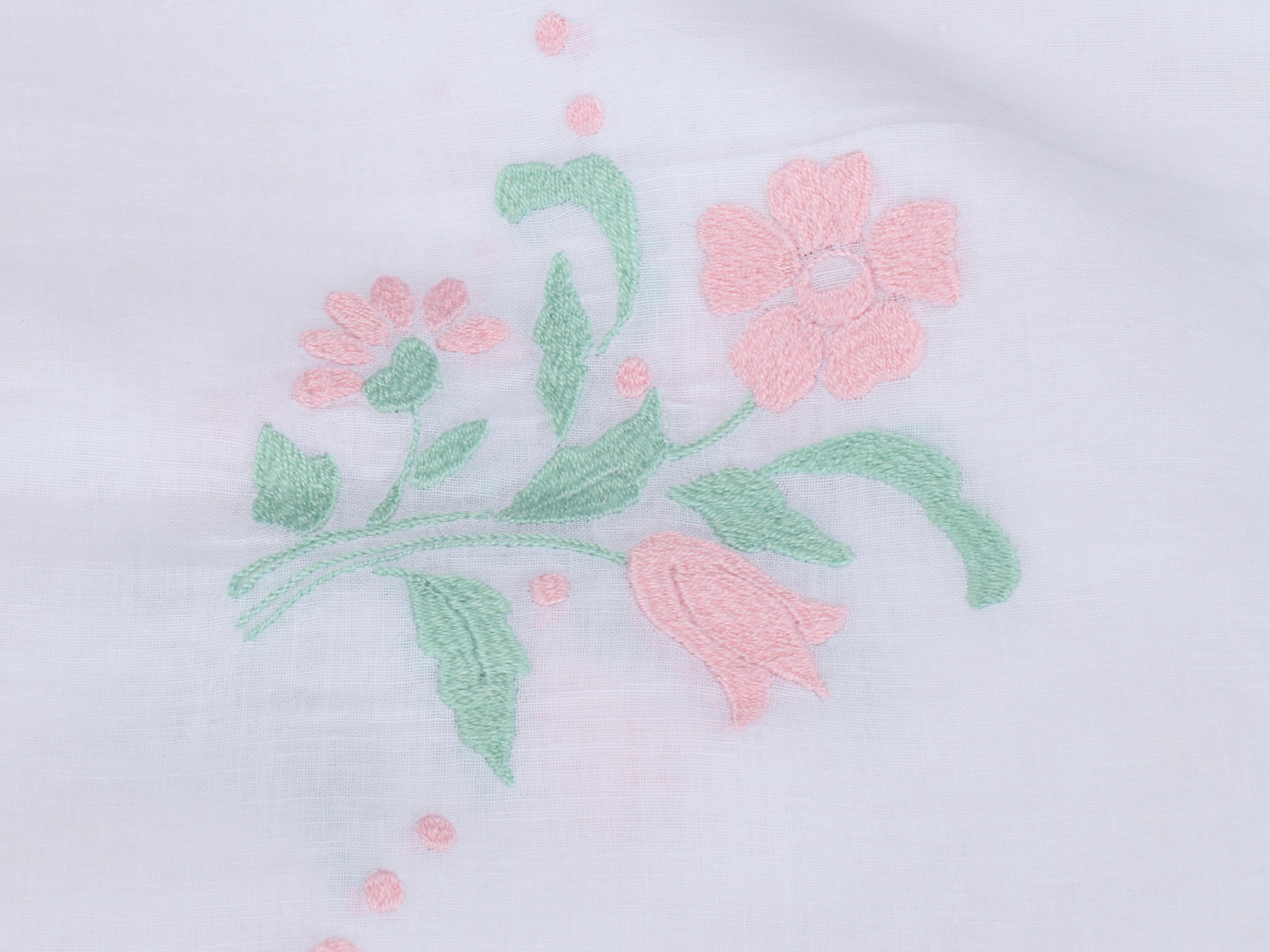 White, Floral and Other Table Linens