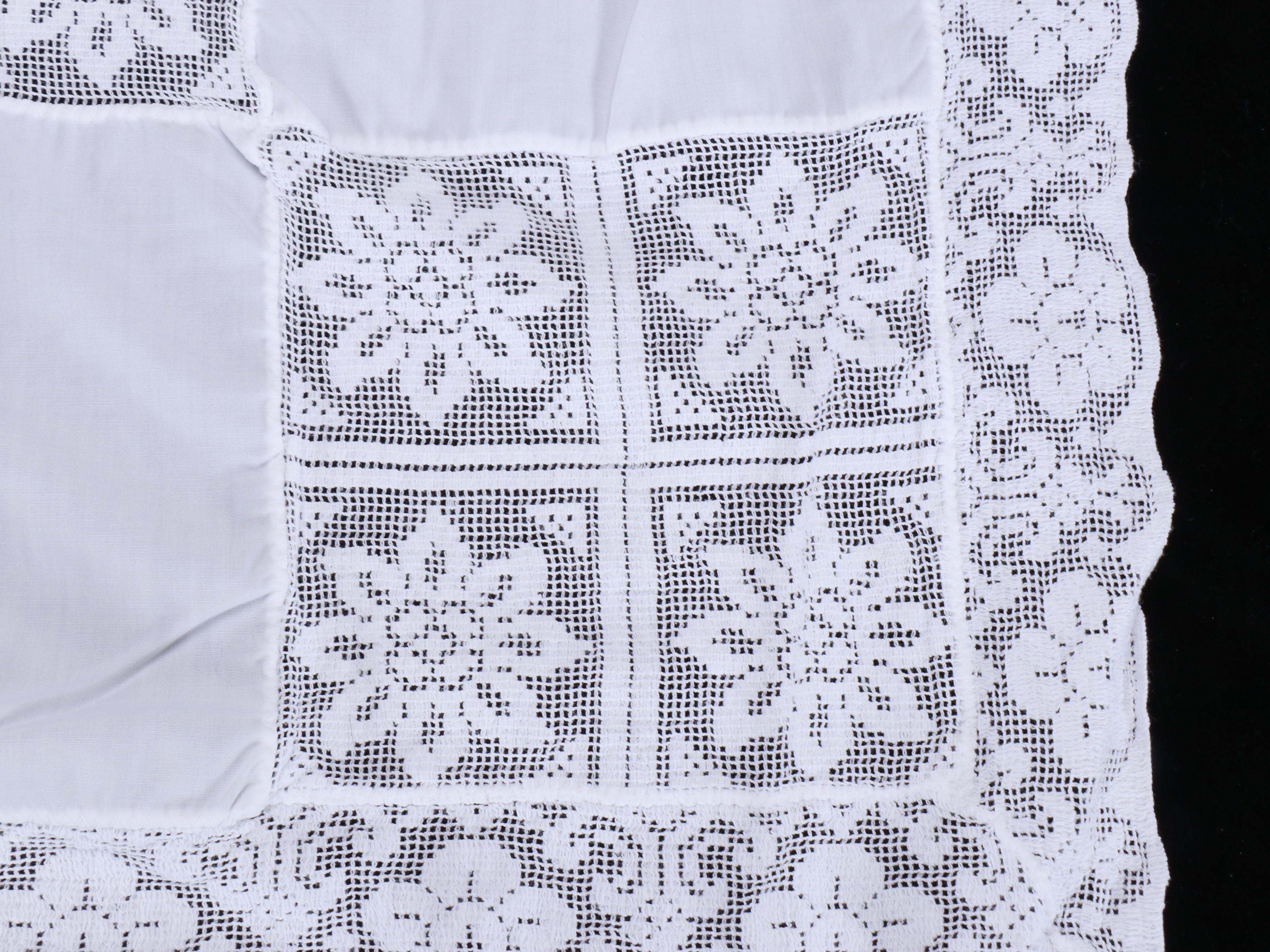 White, Floral and Other Table Linens