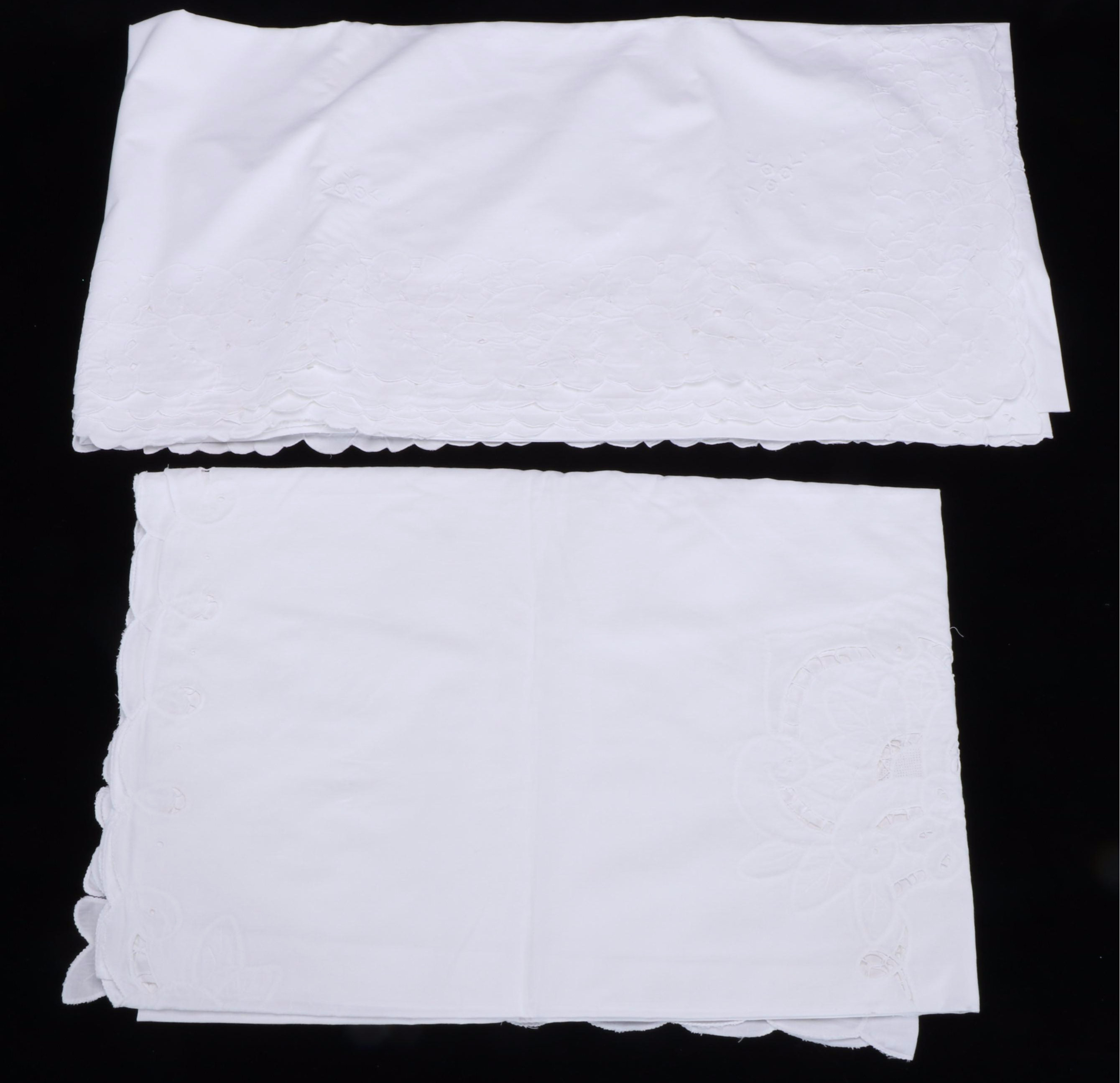 White, Floral and Other Table Linens