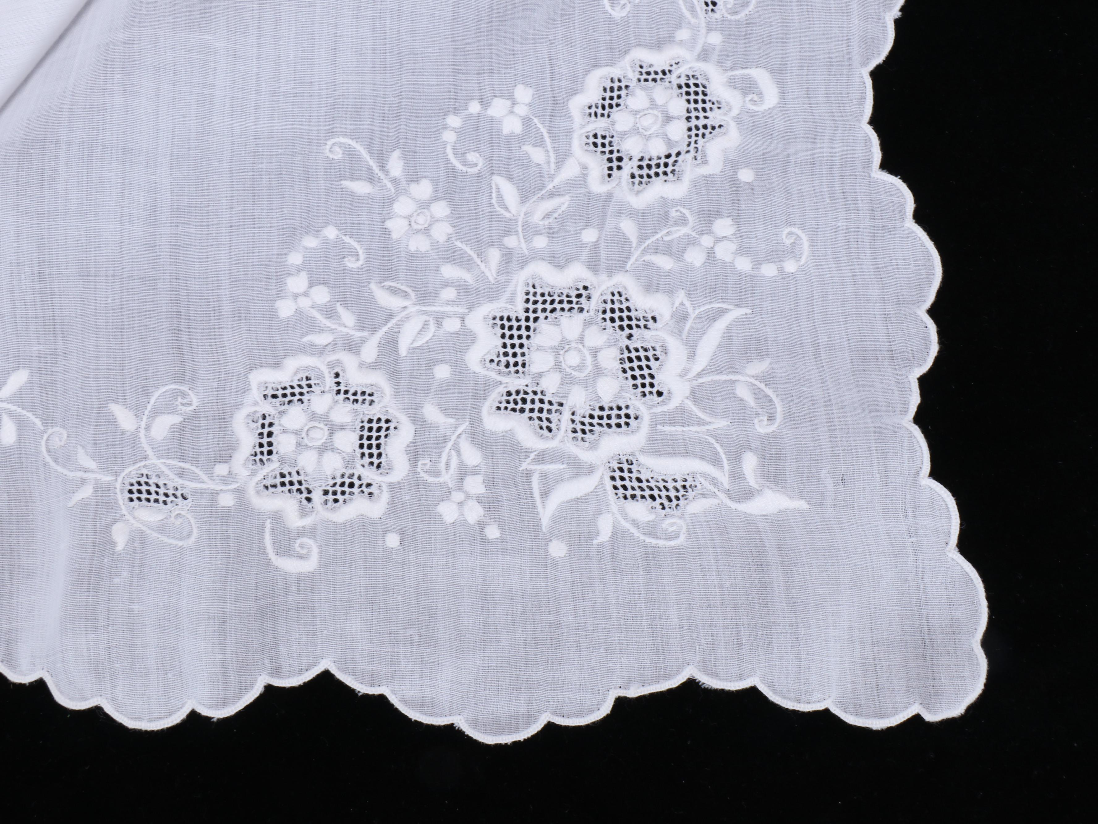 White, Floral and Other Table Linens