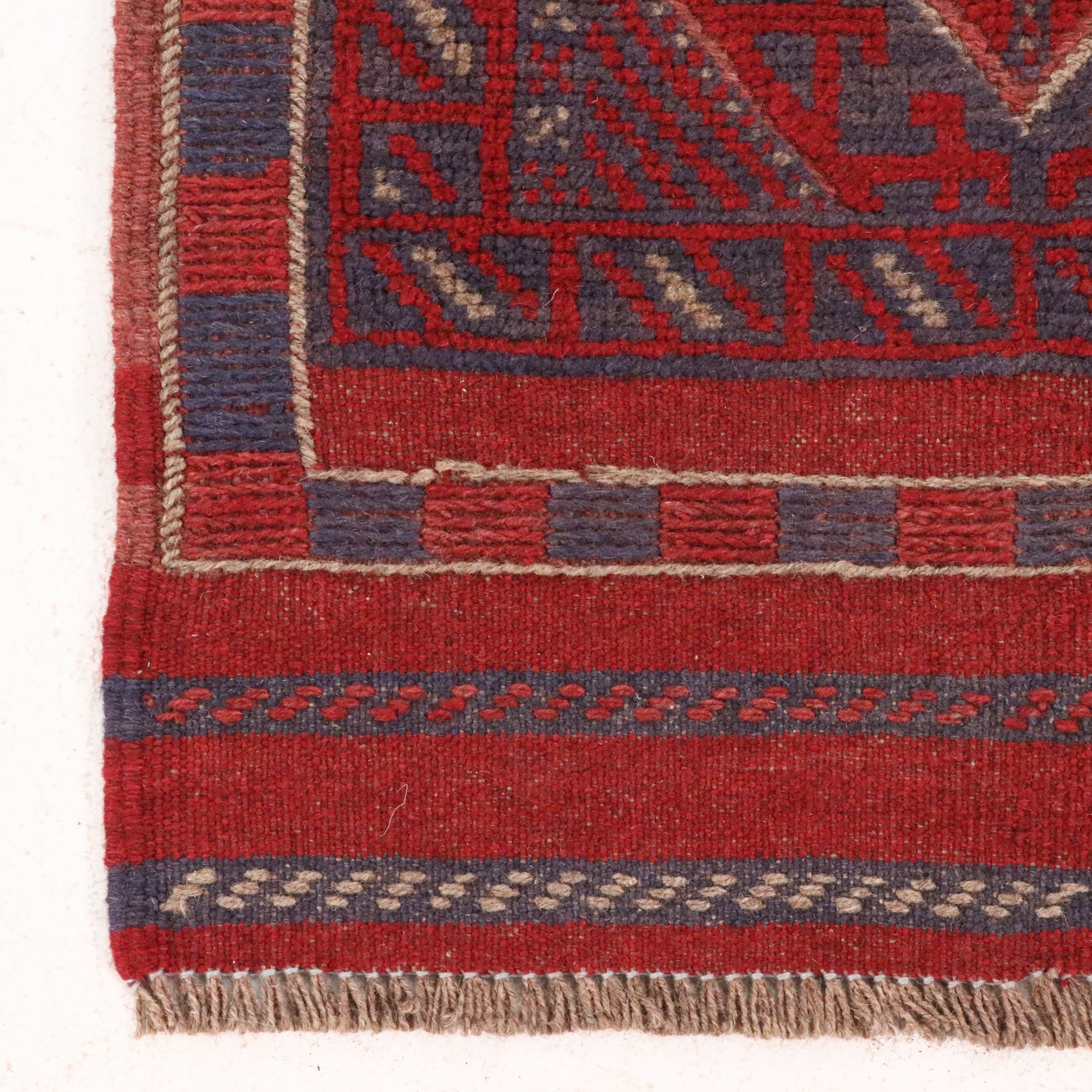 2' x 7'6 Handwoven Afghan Mashwani Carpet Runner