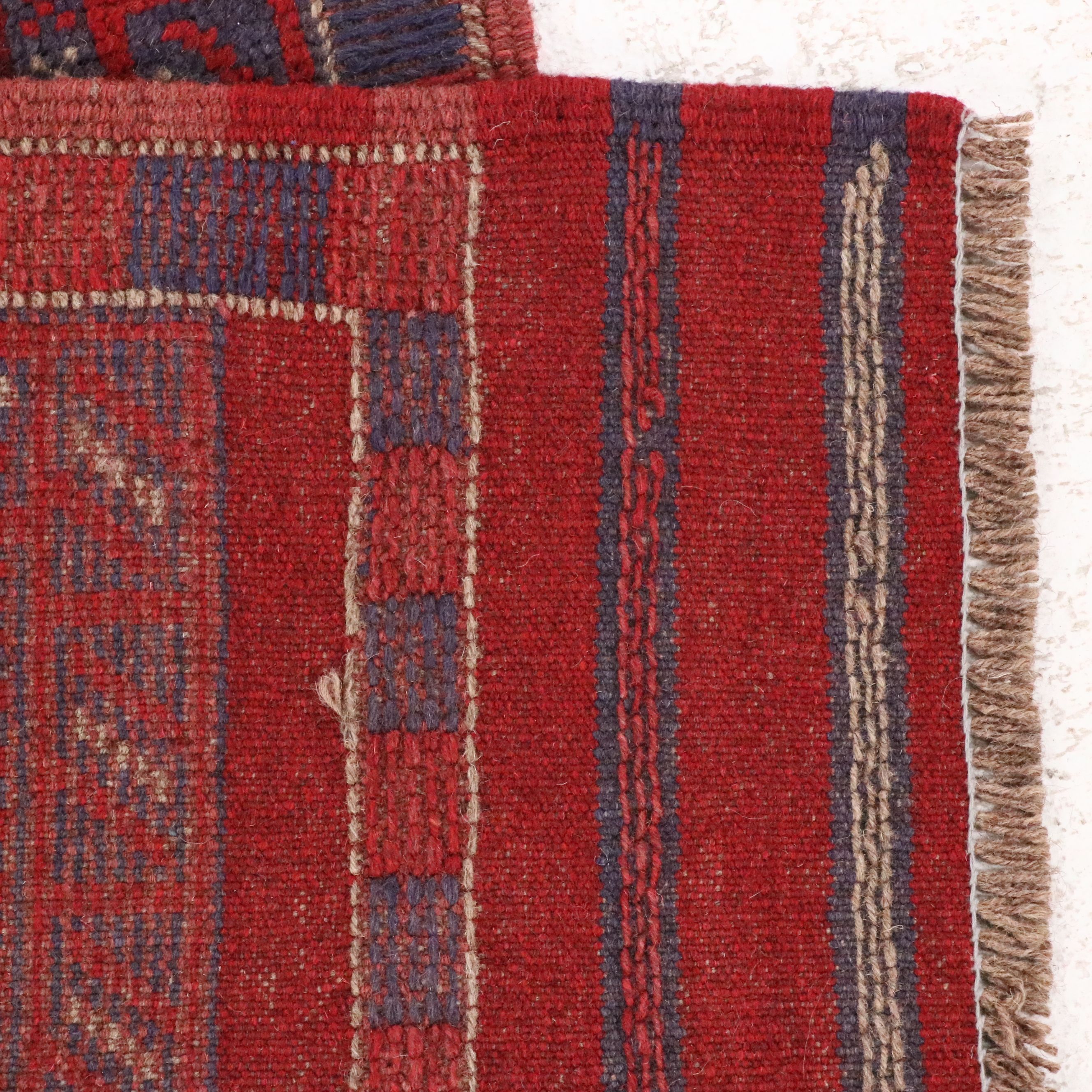 2' x 7'6 Handwoven Afghan Mashwani Carpet Runner