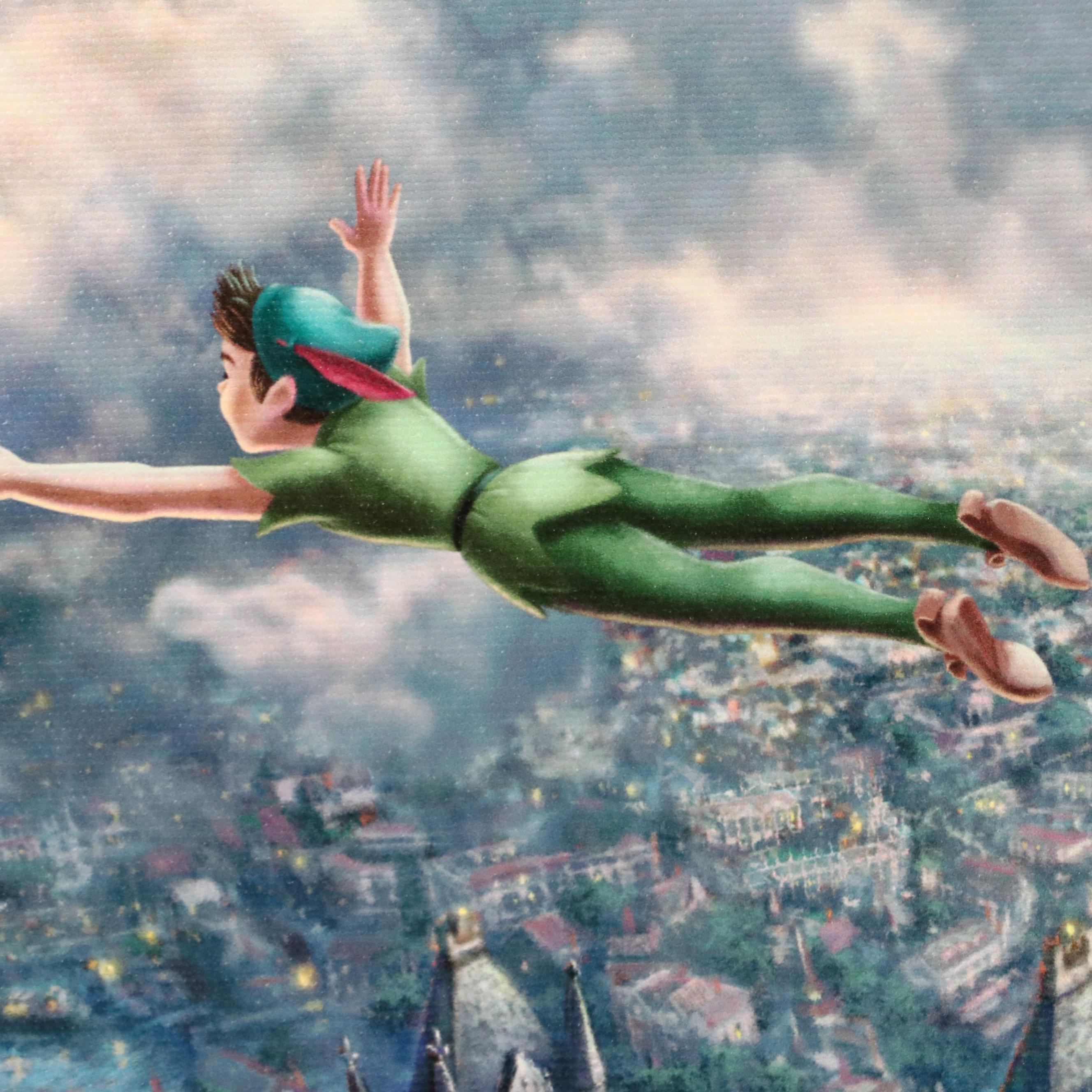 Thomas Kinkade Co. and Disney Giclées of "Peter Pan" and "Lady and the Tramp"