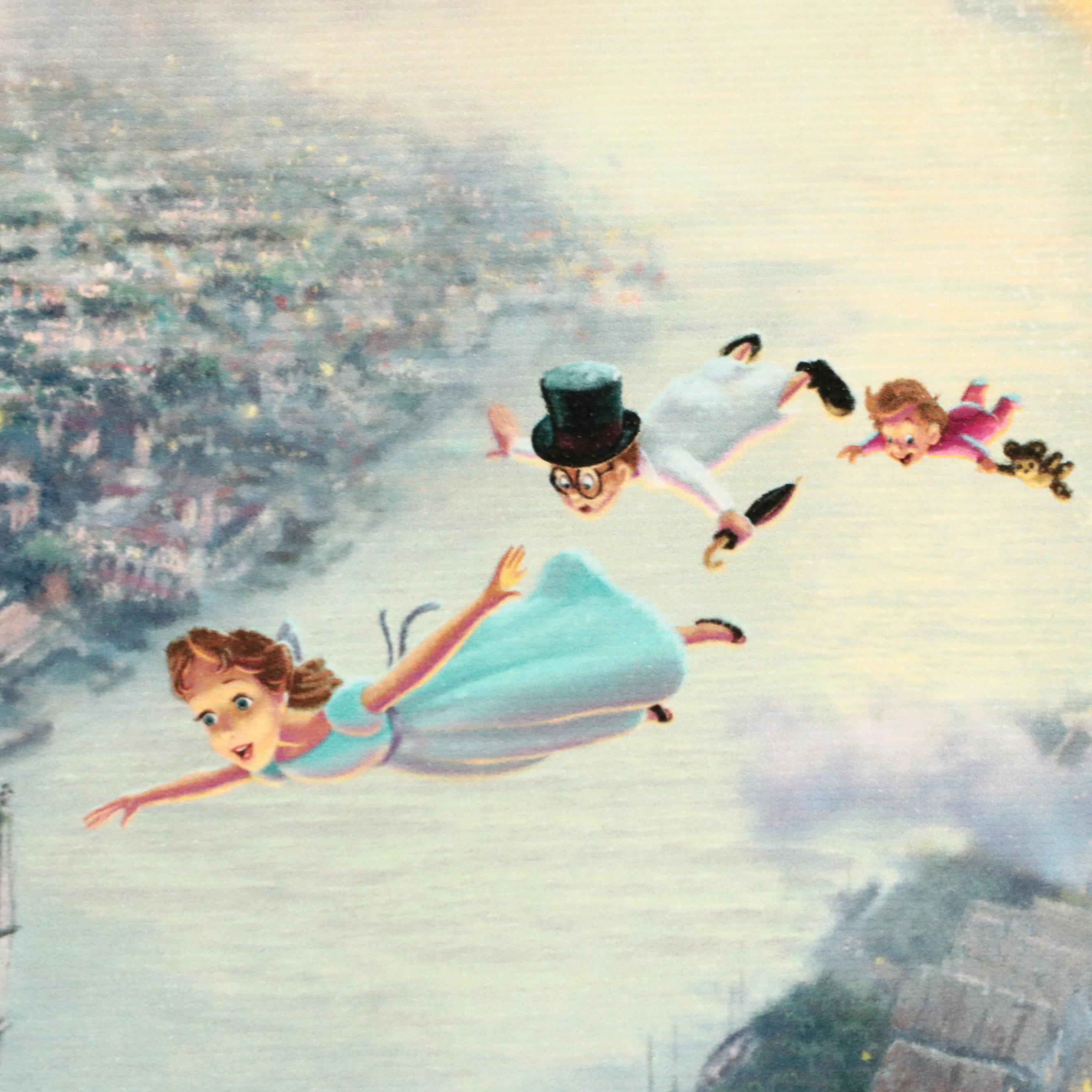 Thomas Kinkade Co. and Disney Giclées of "Peter Pan" and "Lady and the Tramp"